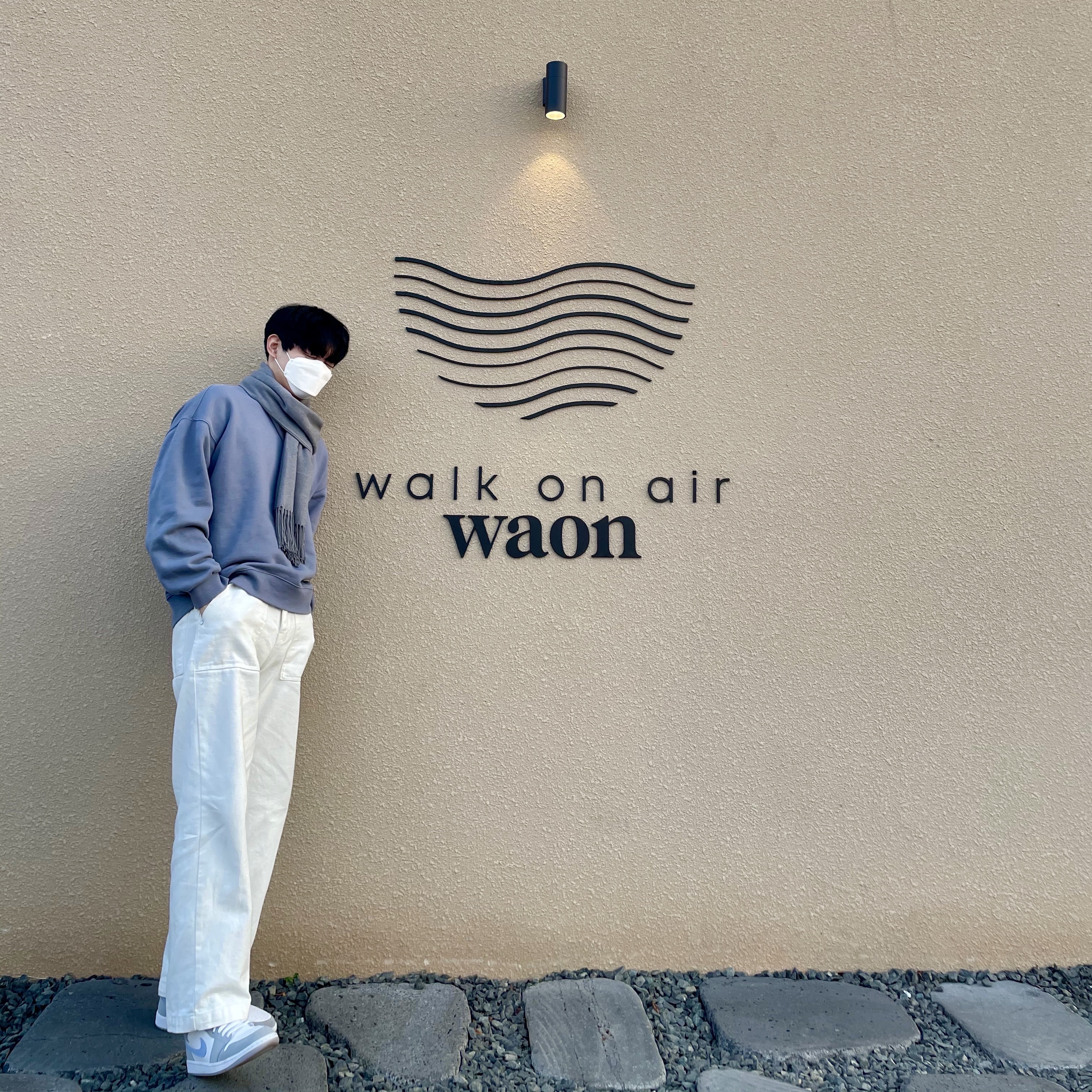 (W) Jordan 1 Mid Wolf Grey 착용 스타일