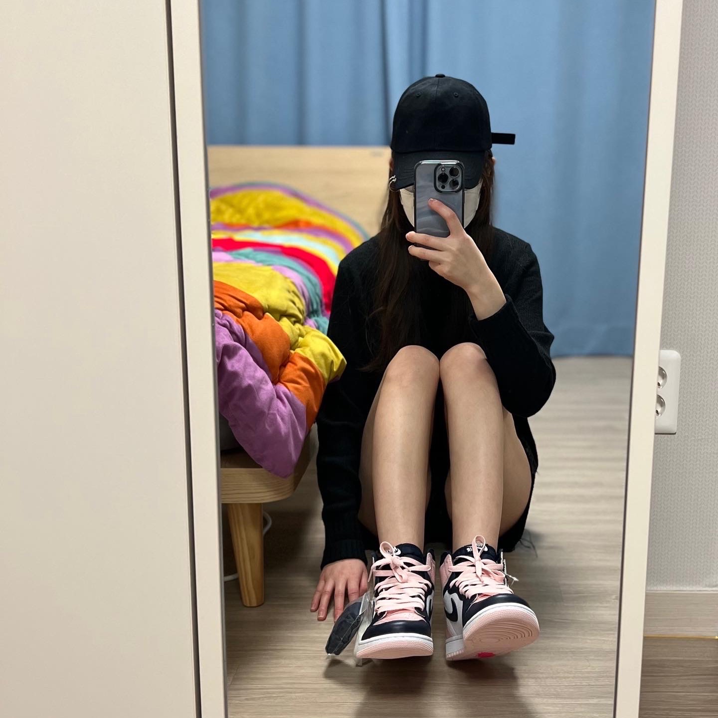 (W) Jordan 1 Retro High OG Atmosphere 착용 스타일 - 4