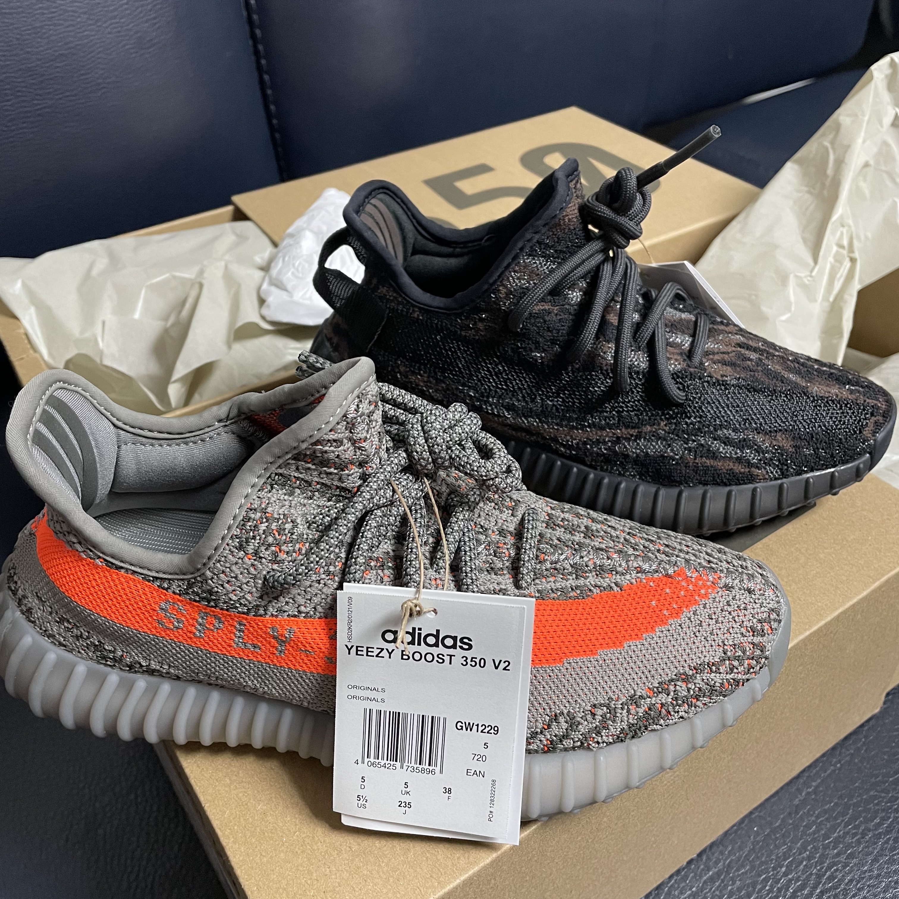 Adidas Yeezy Boost 350 V2 Beluga - Reflective, Adidas Yeezy Boost 350 V2 MX Rock 착용 스타일 - 2