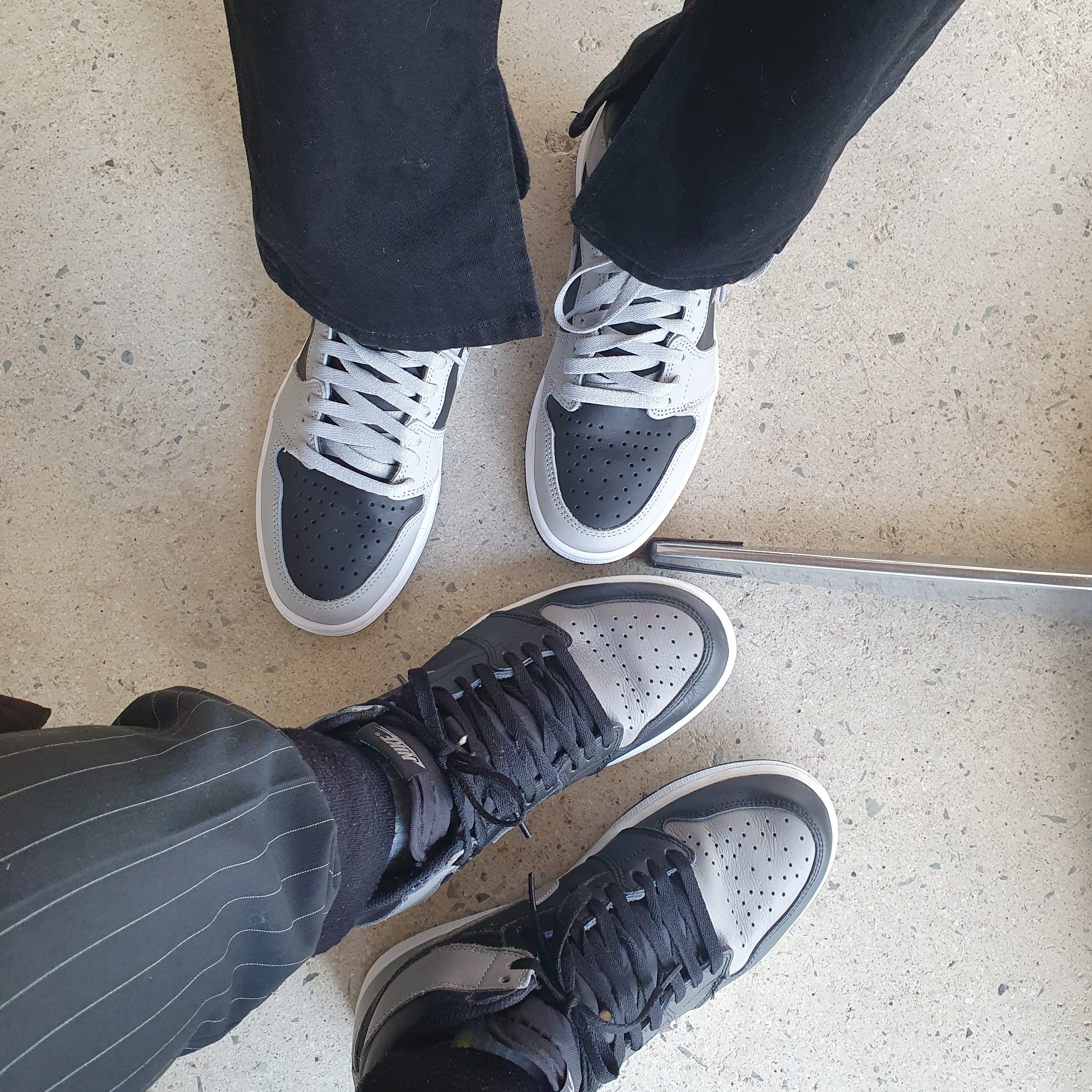 Jordan 1 Retro High OG Shadow 2018, Jordan 1 Retro High OG Shadow 2.0 착용 스타일
