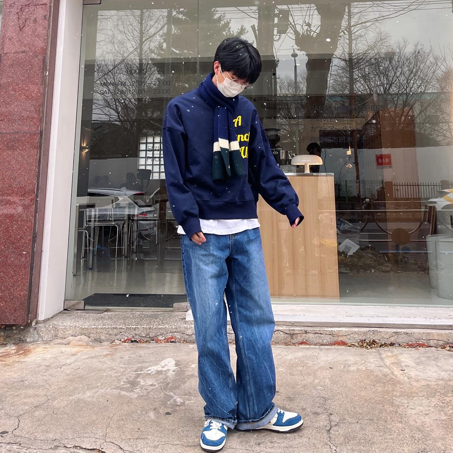 Nike x Kasina Dunk Low 80's Bus 착용 스타일