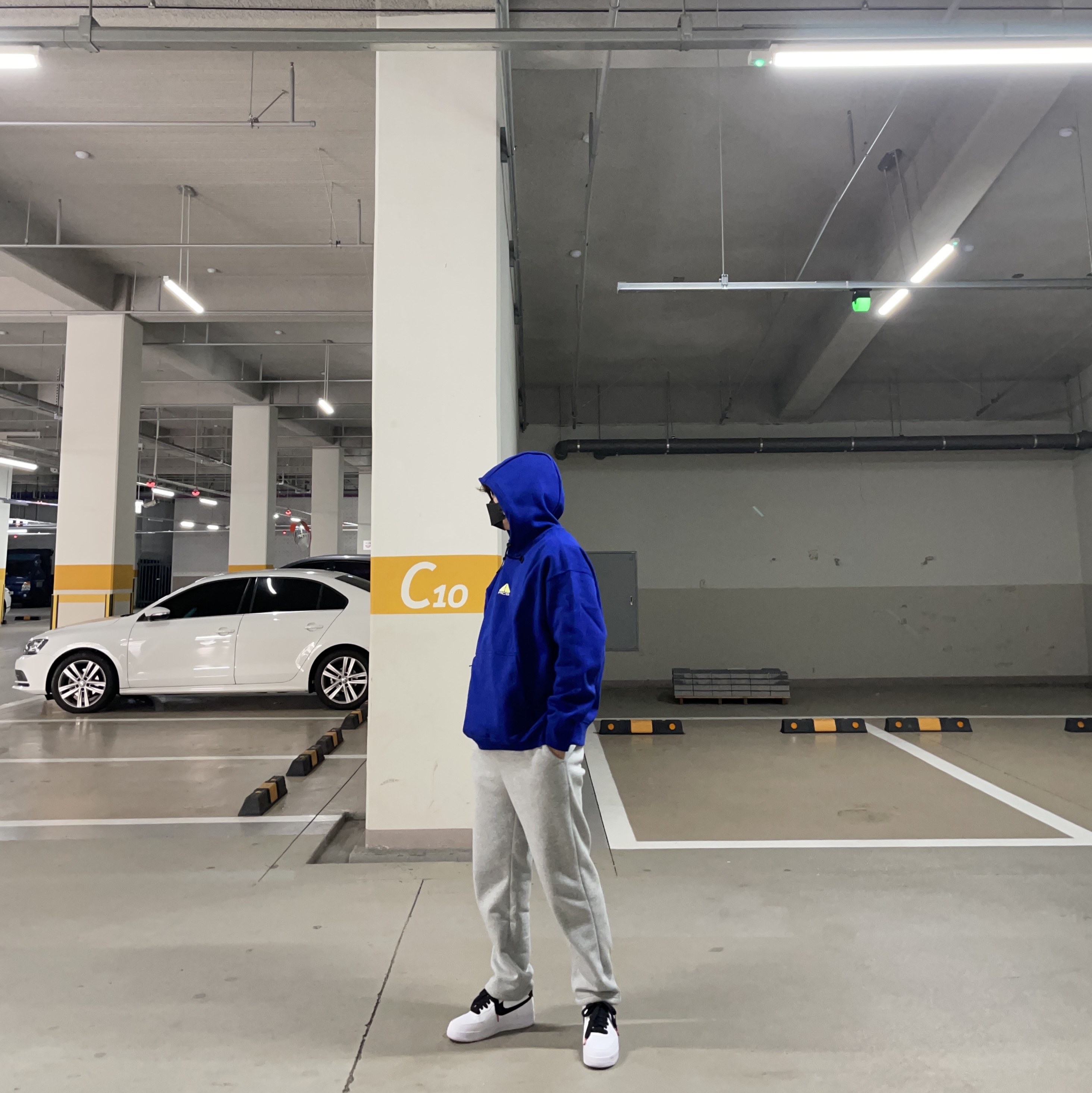 Nike ACG Therma-Fit Pullover Fleece Hoodie Deep Royal Blue - US/EU, Nike Air Force 1 '07 White Black 착용 스타일 - 1