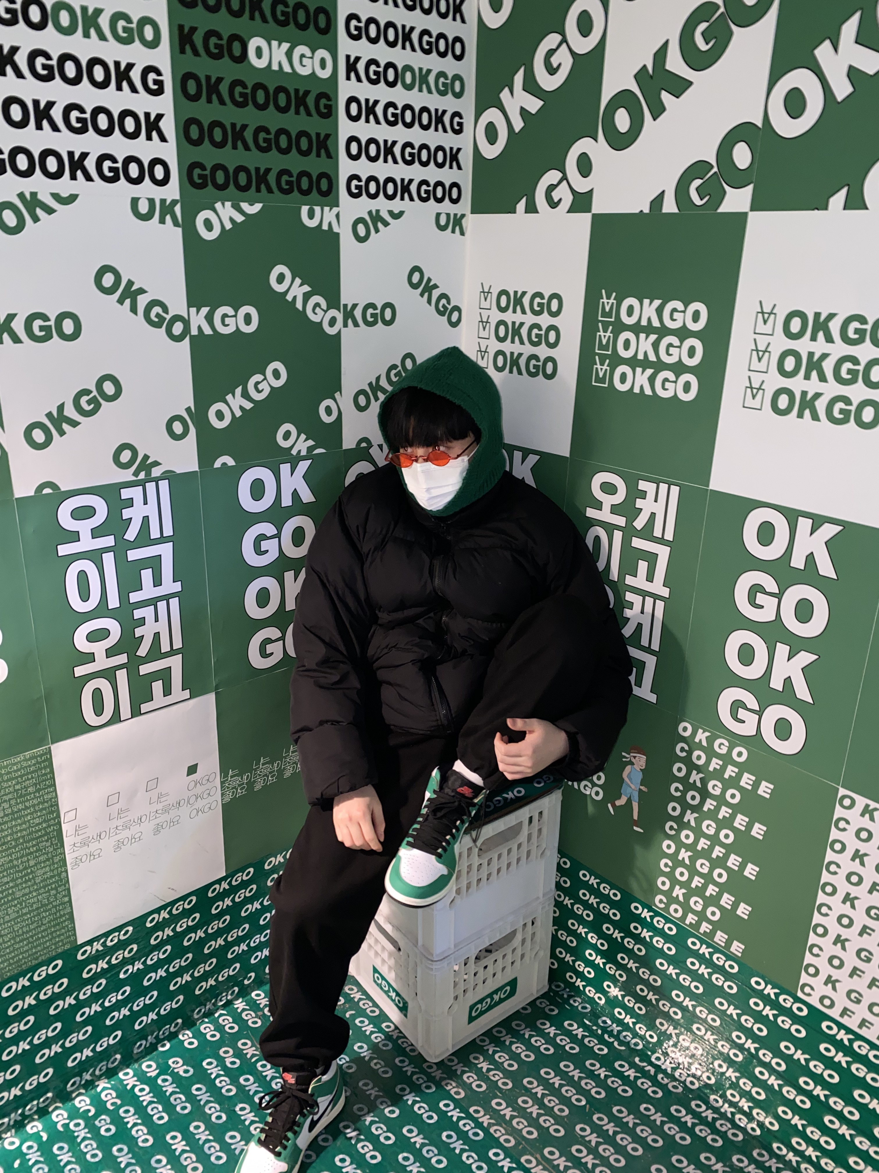 (W) Jordan 1 Retro High OG Lucky Green 착용 스타일 - 2
