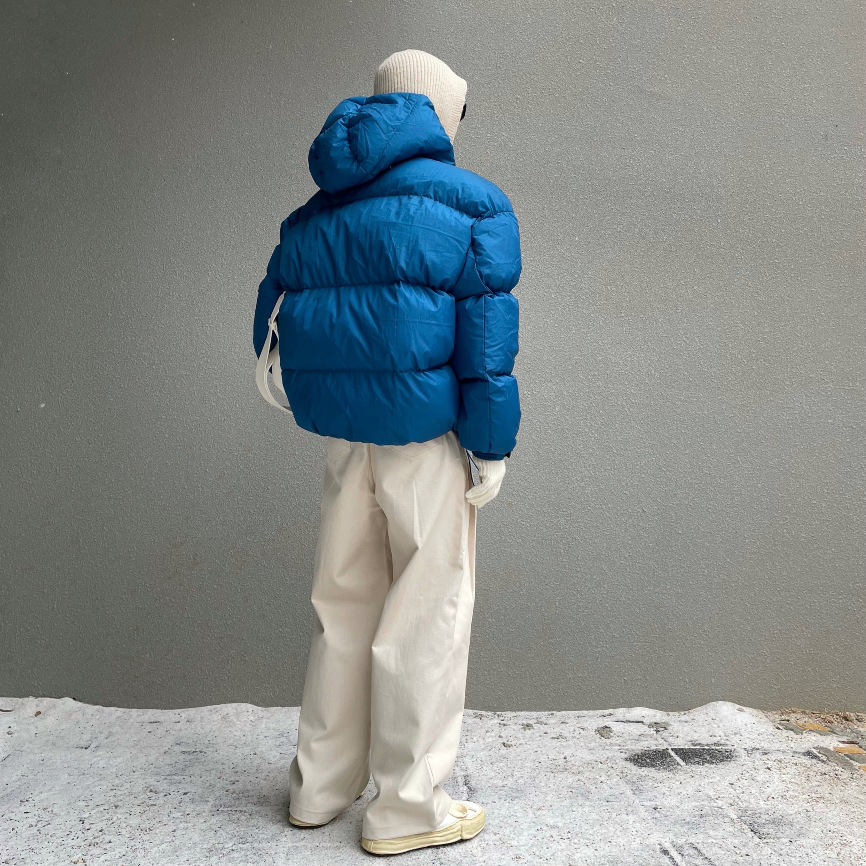 Maison Mihara Yasuhiro Baker OG Sole OD Canvas Low-top Sneakers White, Jordan 1 x Travis Scott x Fragment Retro Low OG SP Military Blue 착용 스타일 - 3