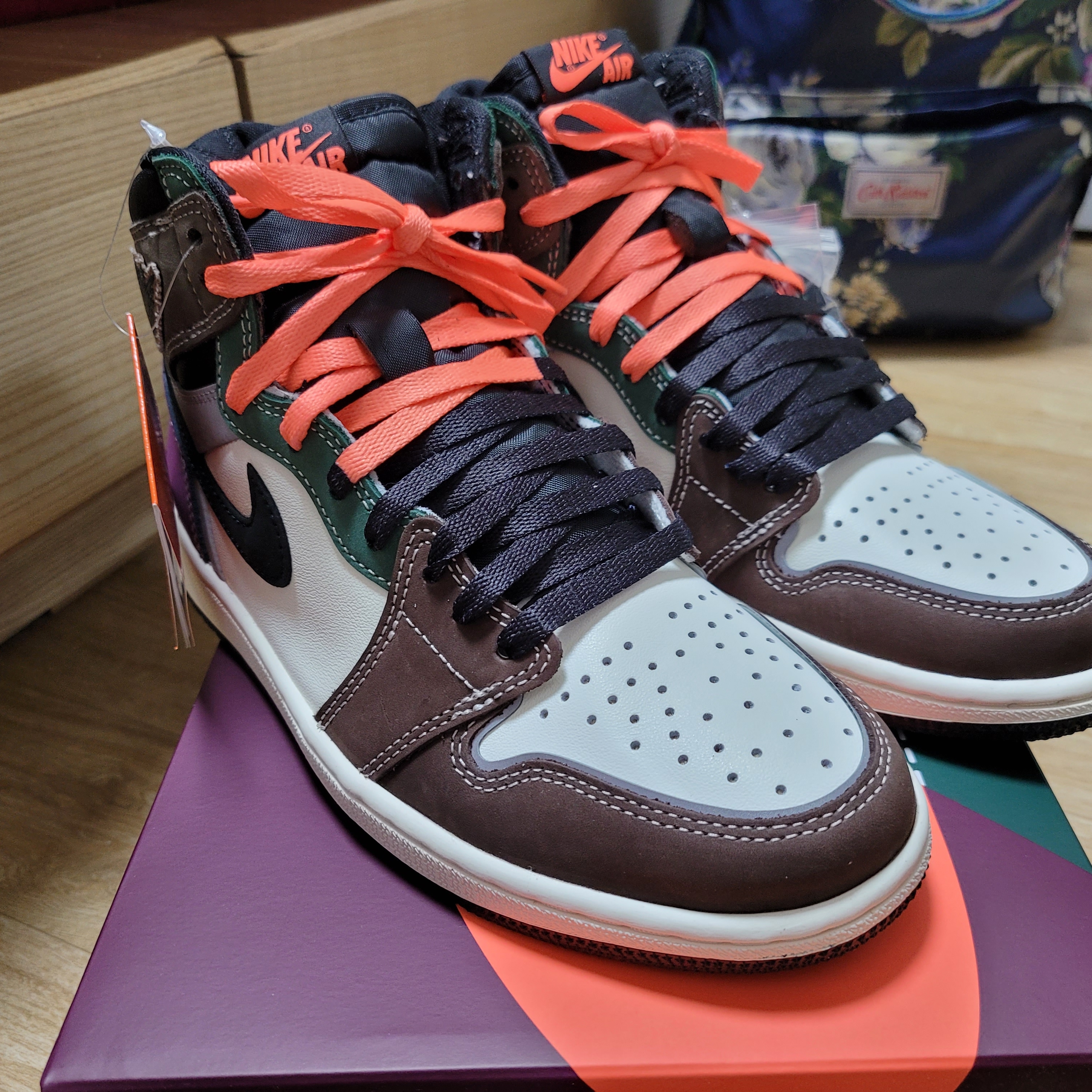 Jordan 1 Retro High OG Craft 착용 스타일 - 4