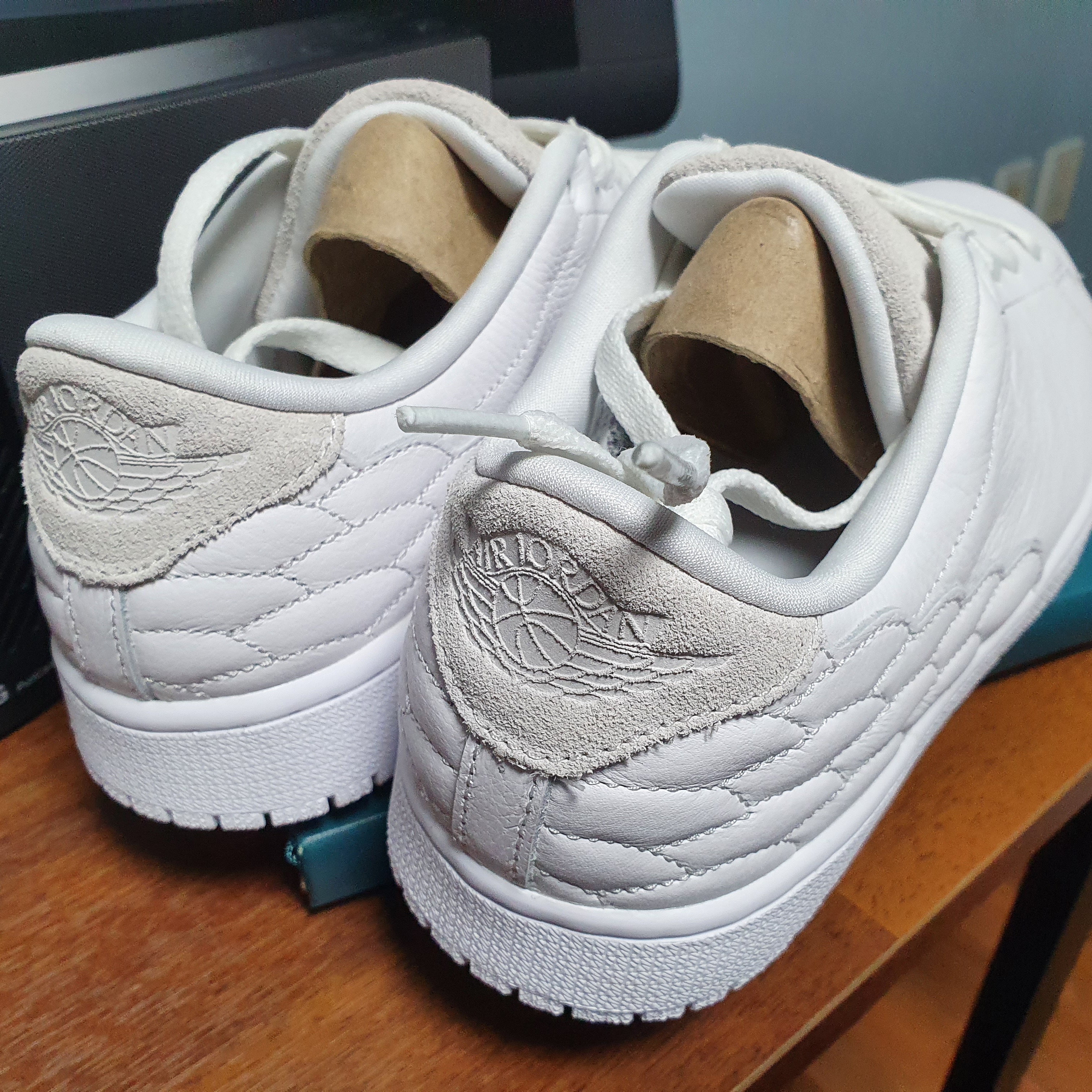 Jordan 1 Centre Court White On White 착용 스타일