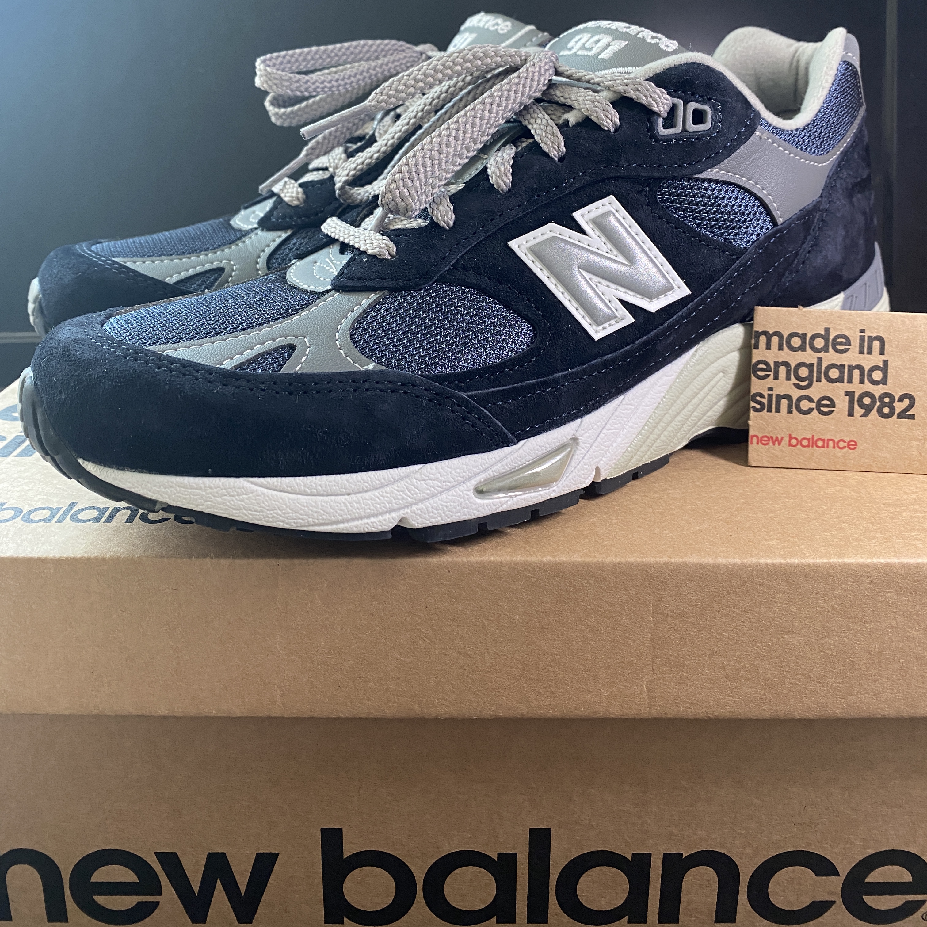 New Balance 991 Made in UK Navy 착용 스타일
