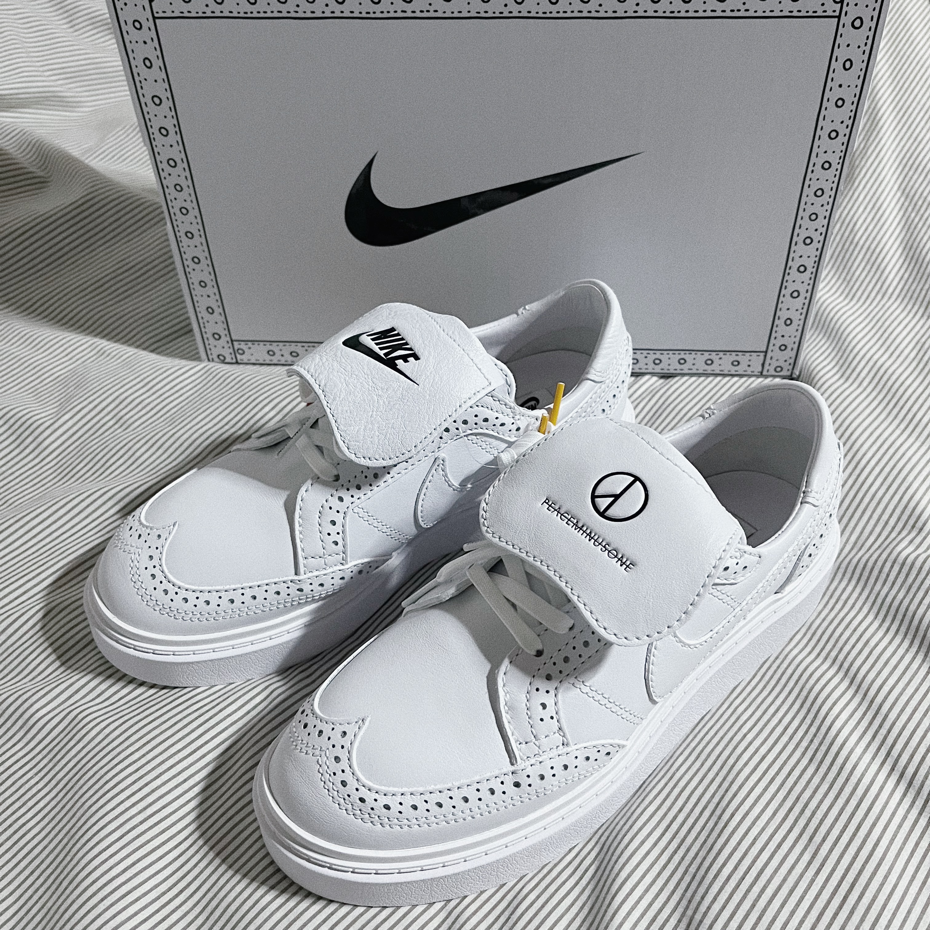 Nike x Peaceminusone Kwondo1 White 착용 스타일