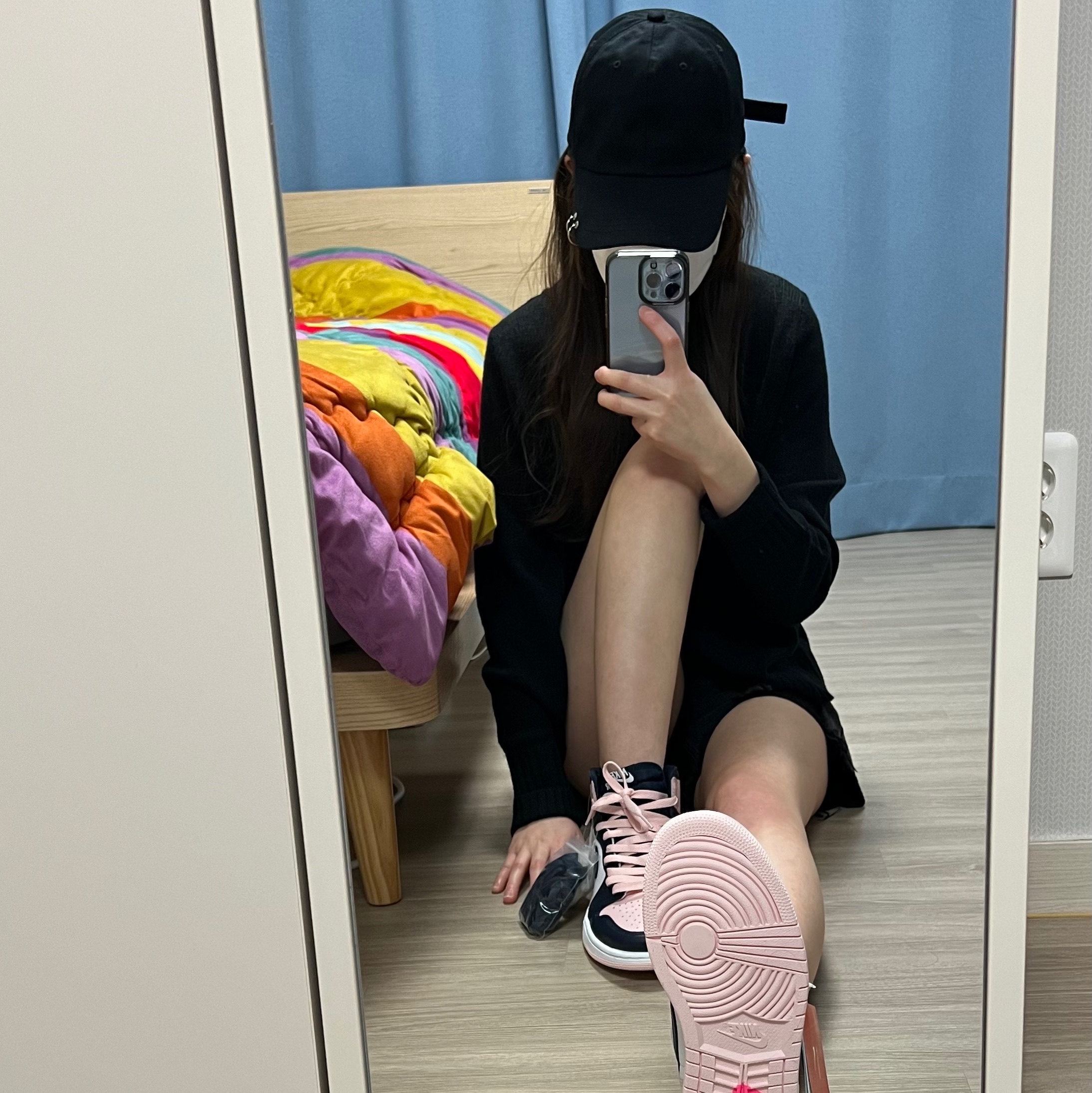 (W) Jordan 1 Retro High OG Atmosphere 착용 스타일 - 2