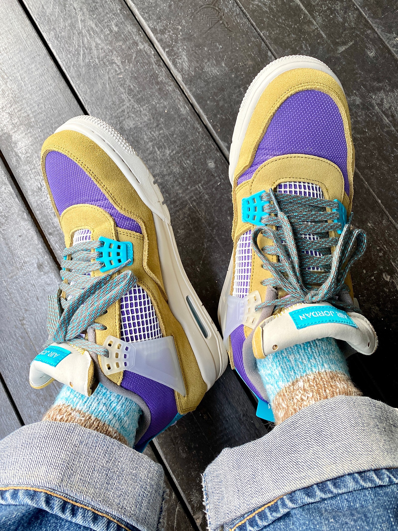 Jordan 4 x Union Retro SP Desert Moss 착용 스타일