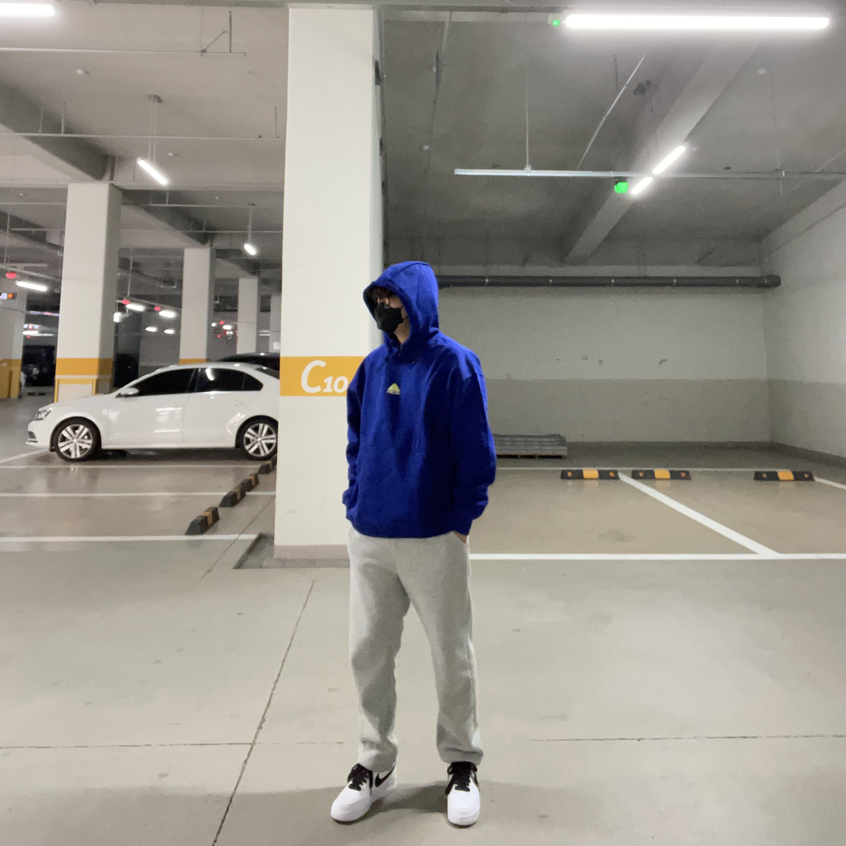 Nike ACG Therma-Fit Pullover Fleece Hoodie Deep Royal Blue - US/EU, Nike Air Force 1 '07 White Black 착용 스타일 - 2