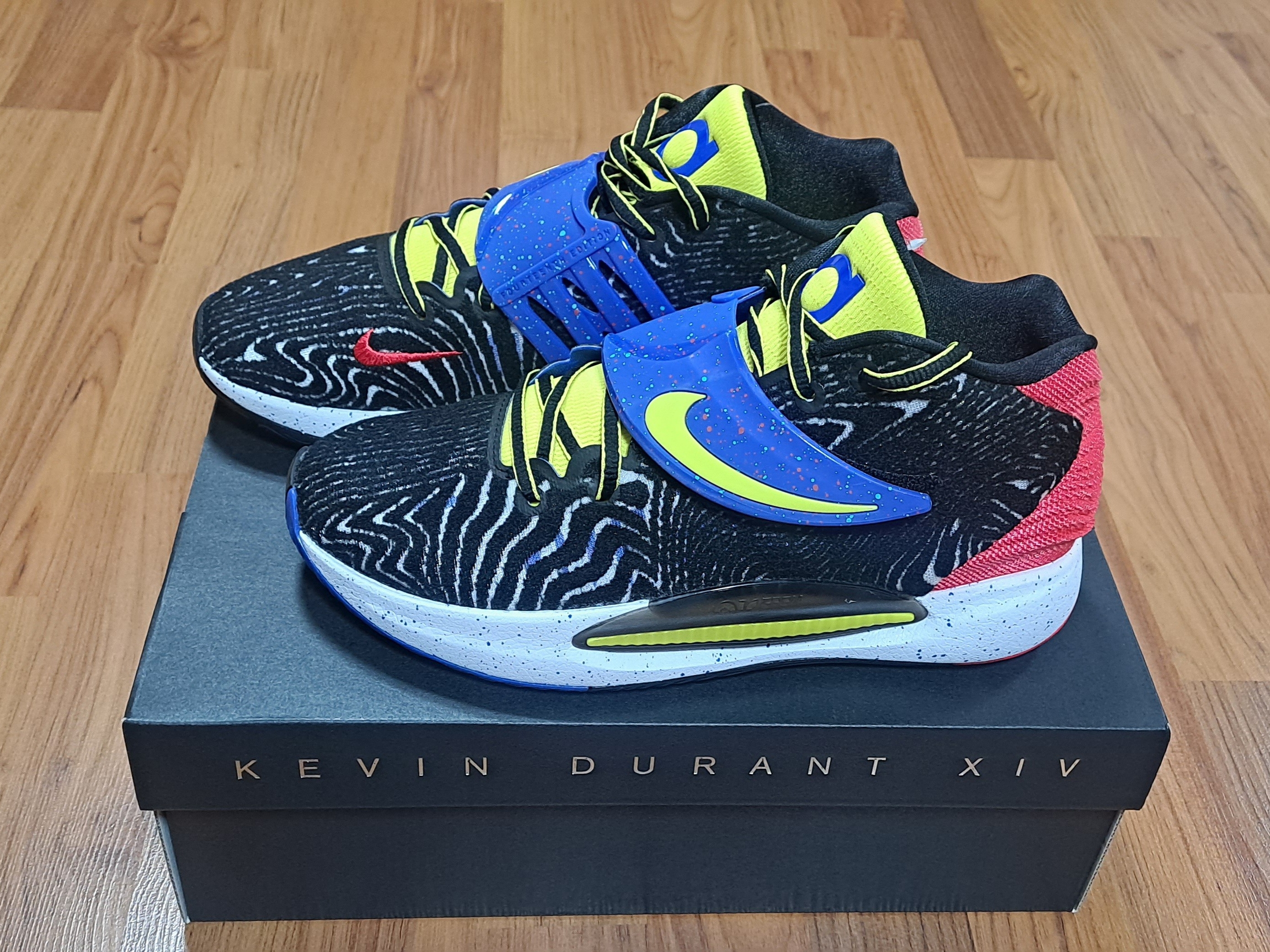 Nike KD 14 EP Art Energy 착용 스타일 - 1