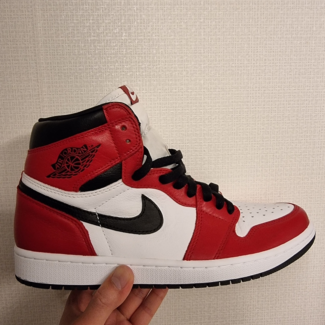 Jordan 1 Retro High OG Light Fusion Red 착용 스타일 - 1