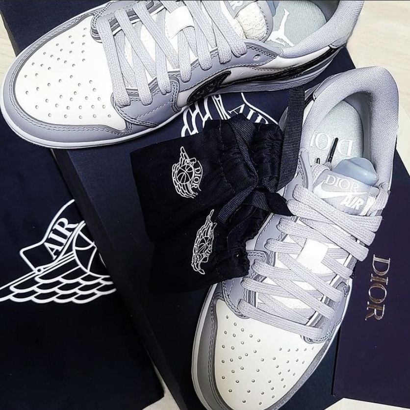 Jordan 1 x Dior Low OG 착용 스타일 - 3