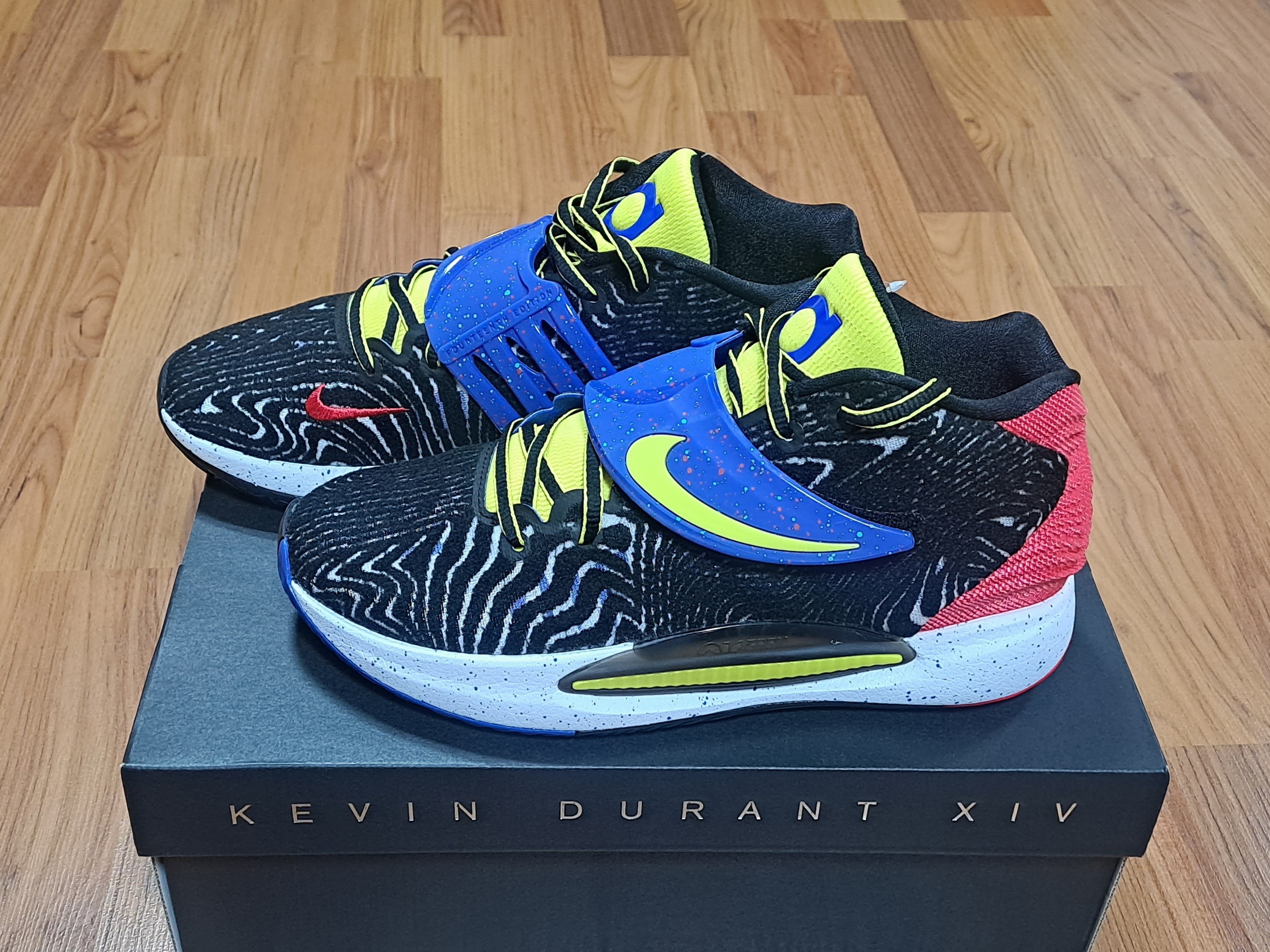 Nike KD 14 EP Art Energy 착용 스타일 - 3