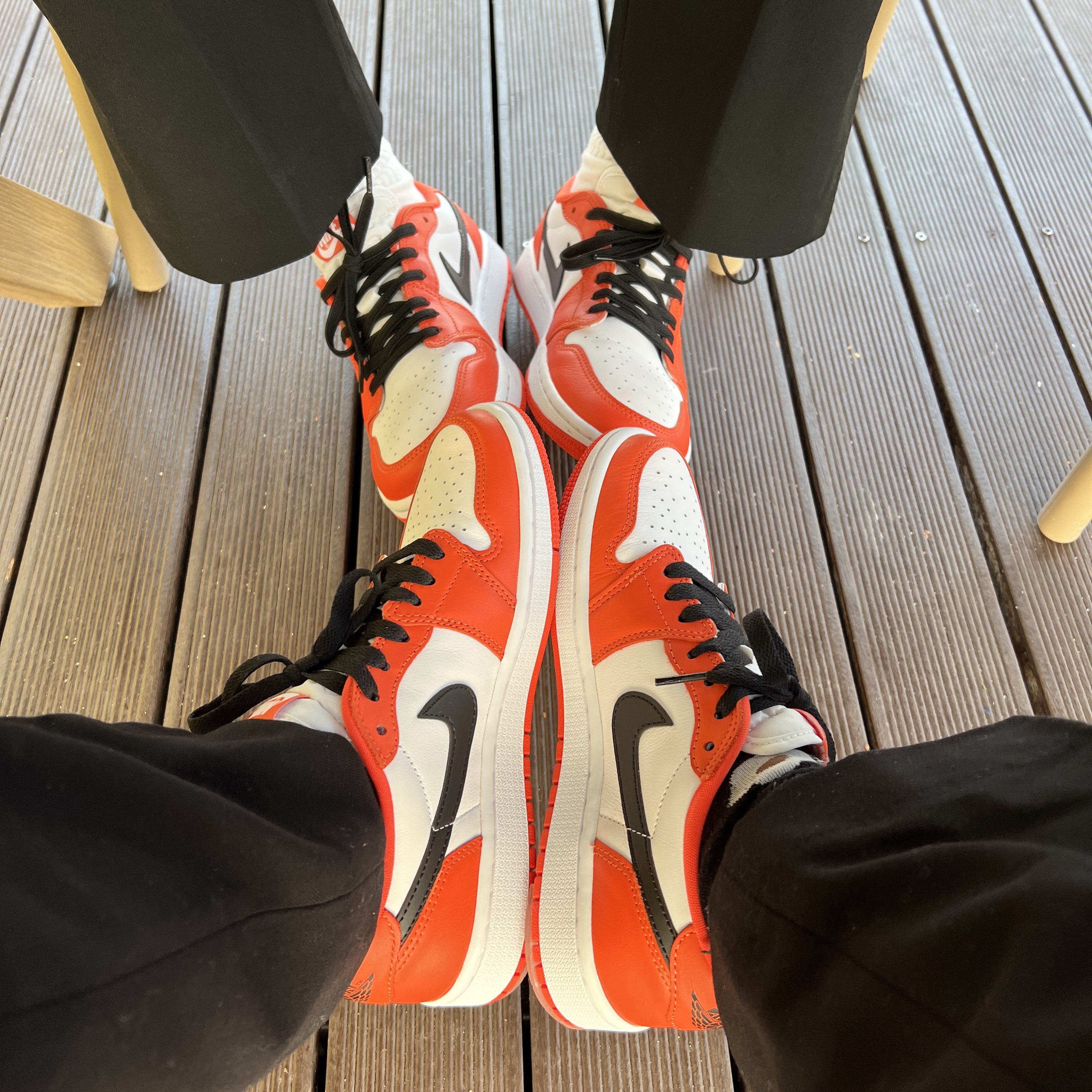 Jordan 1 Low OG Starfish, (W) Jordan 1 Low OG Starfish 착용 스타일