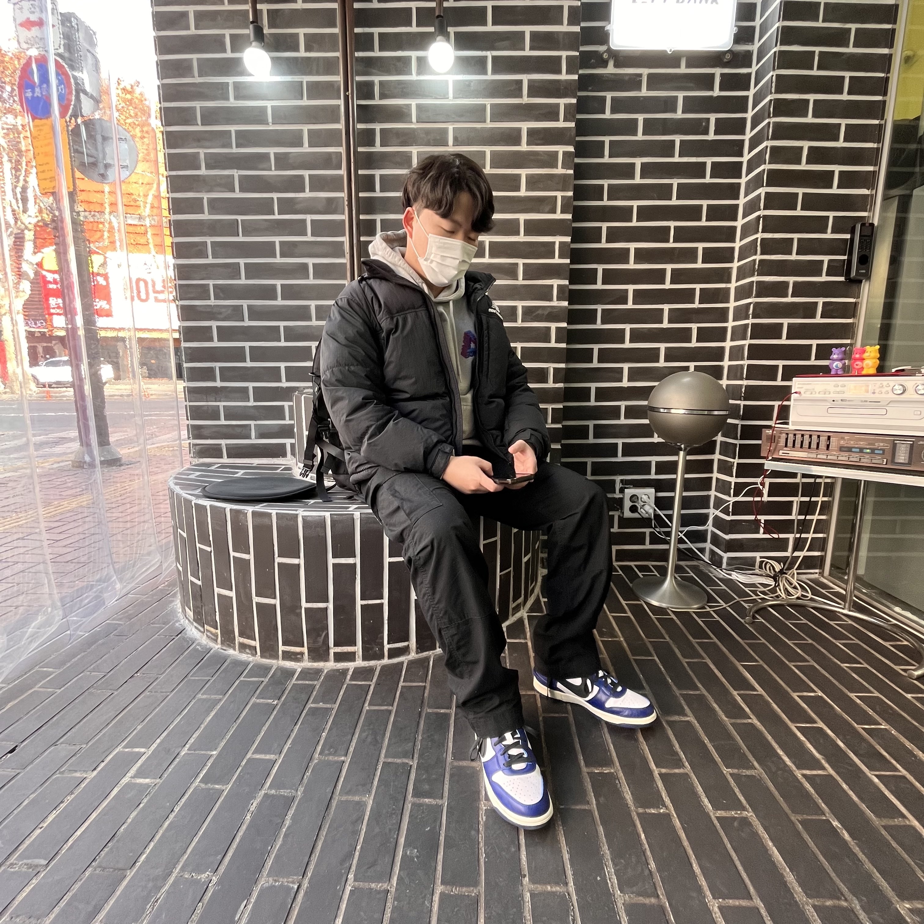 Nike x Ambush Dunk High Deep Royal Blue 착용 스타일