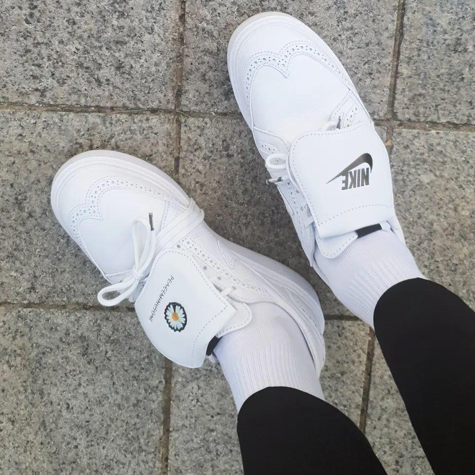Nike x Peaceminusone Kwondo1 White 착용 스타일