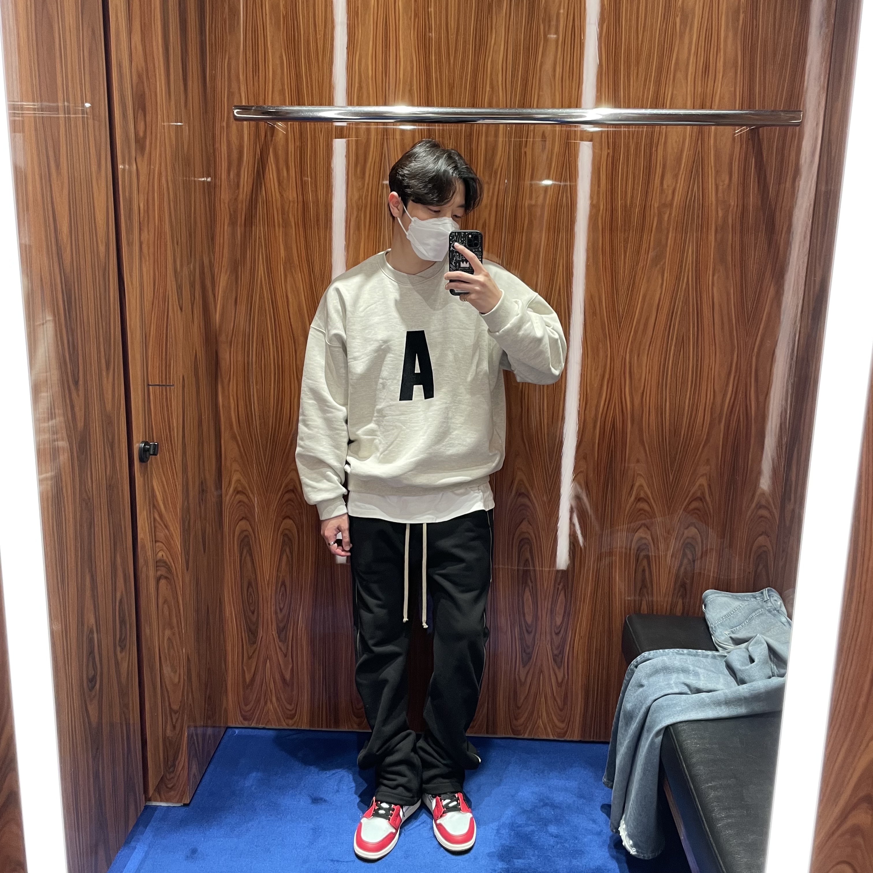 Jordan 1 x Off-White Retro High Chicago The Ten 착용 스타일