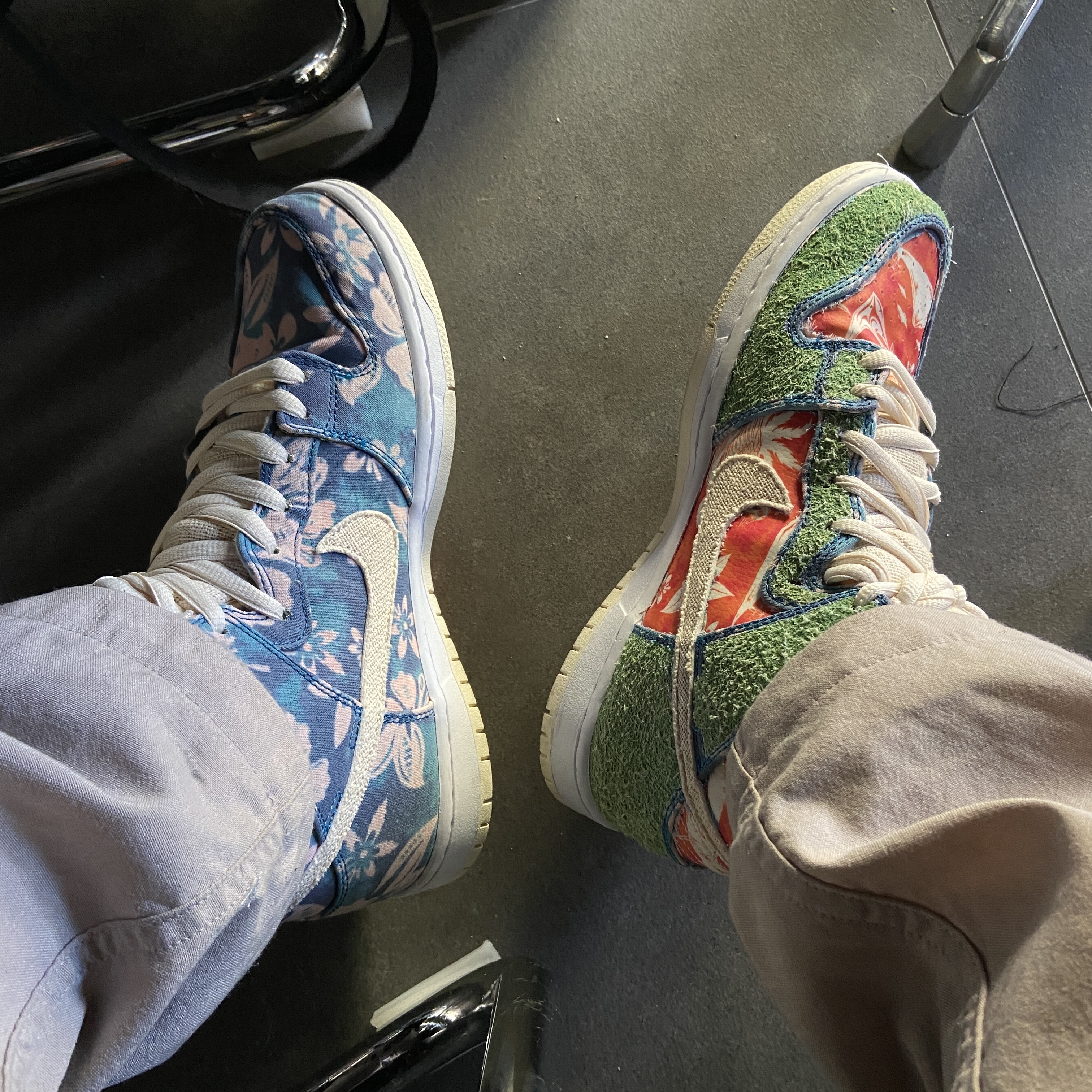 Nike SB Dunk High Pro Hawaii 착용 스타일