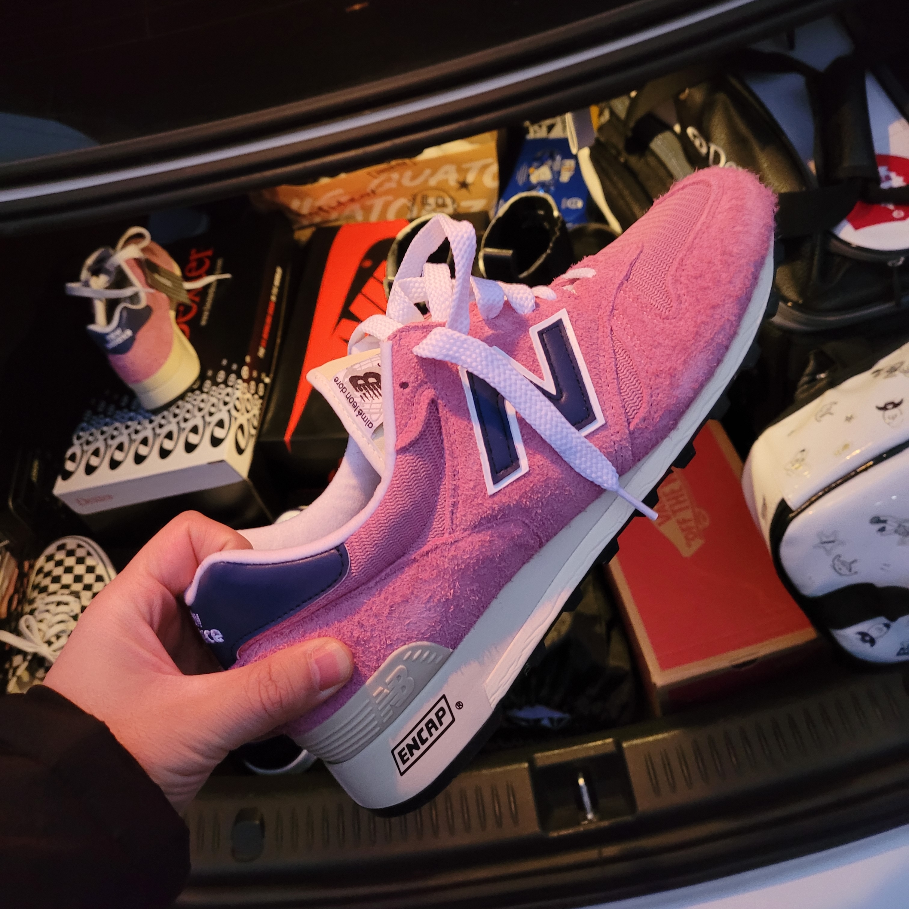 New Balance x Aime Leon Dore 1300 Dusty Pink 착용 스타일