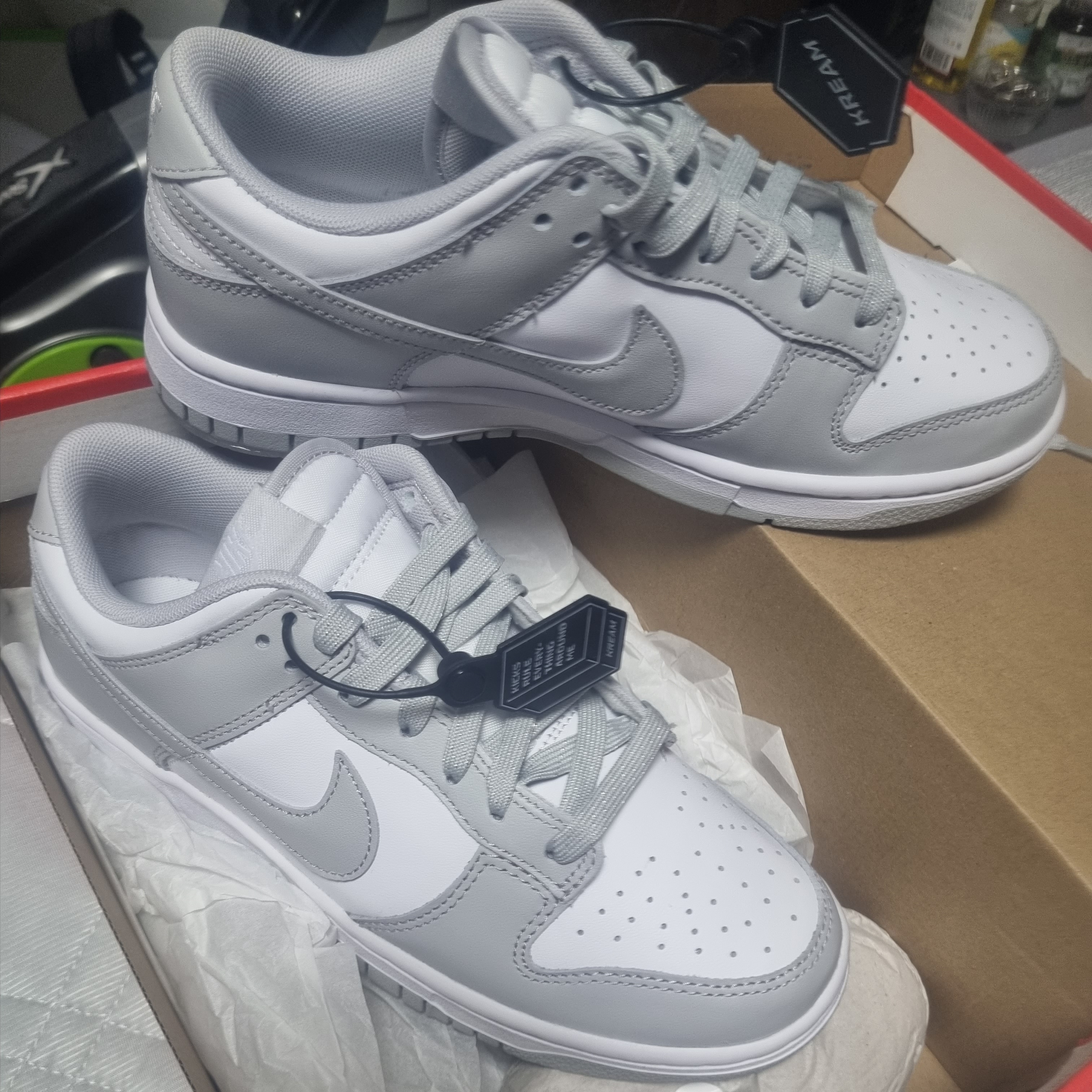 Nike Dunk Low Retro Grey Fog 착용 스타일
