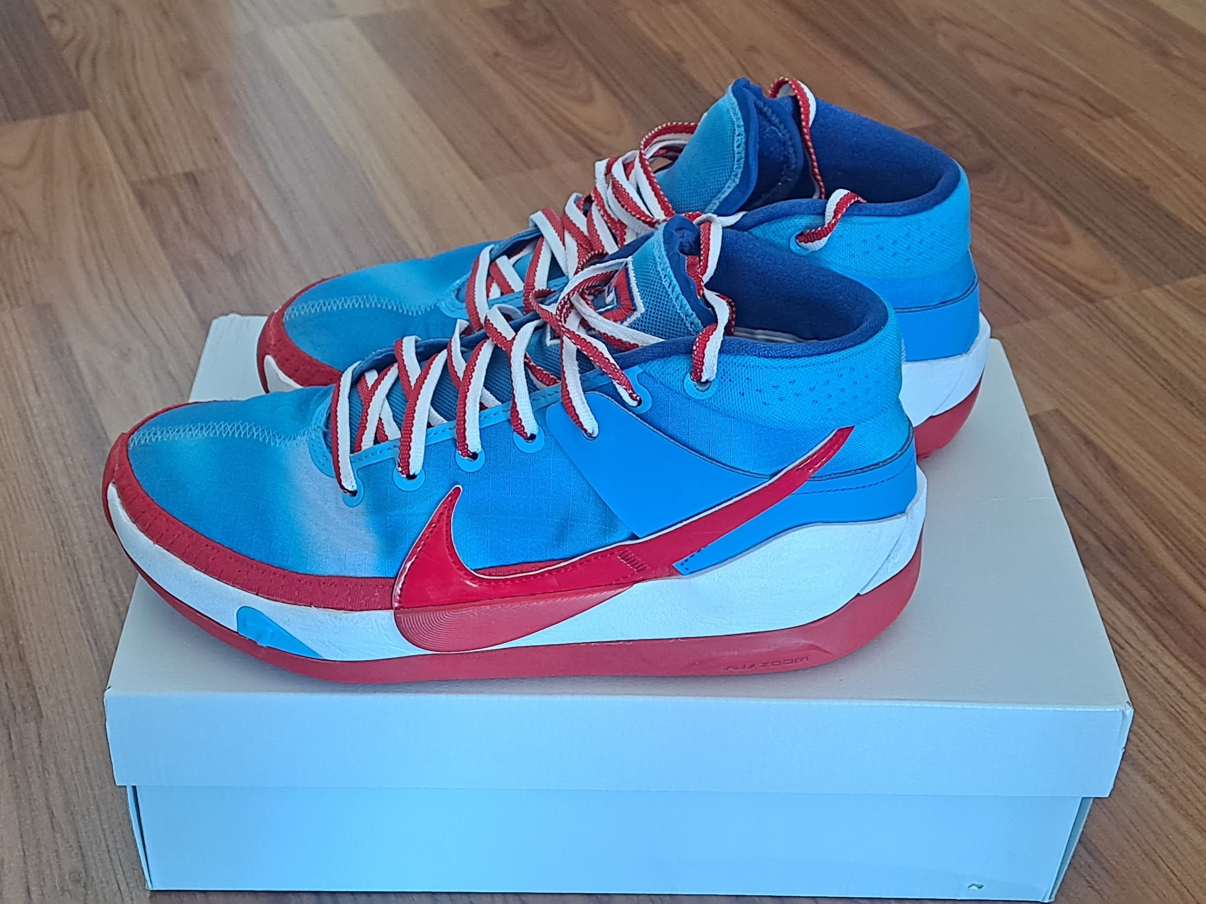 Nike KD 13 EP New Jersey Nets Hardwood Classics 착용 스타일 - 2