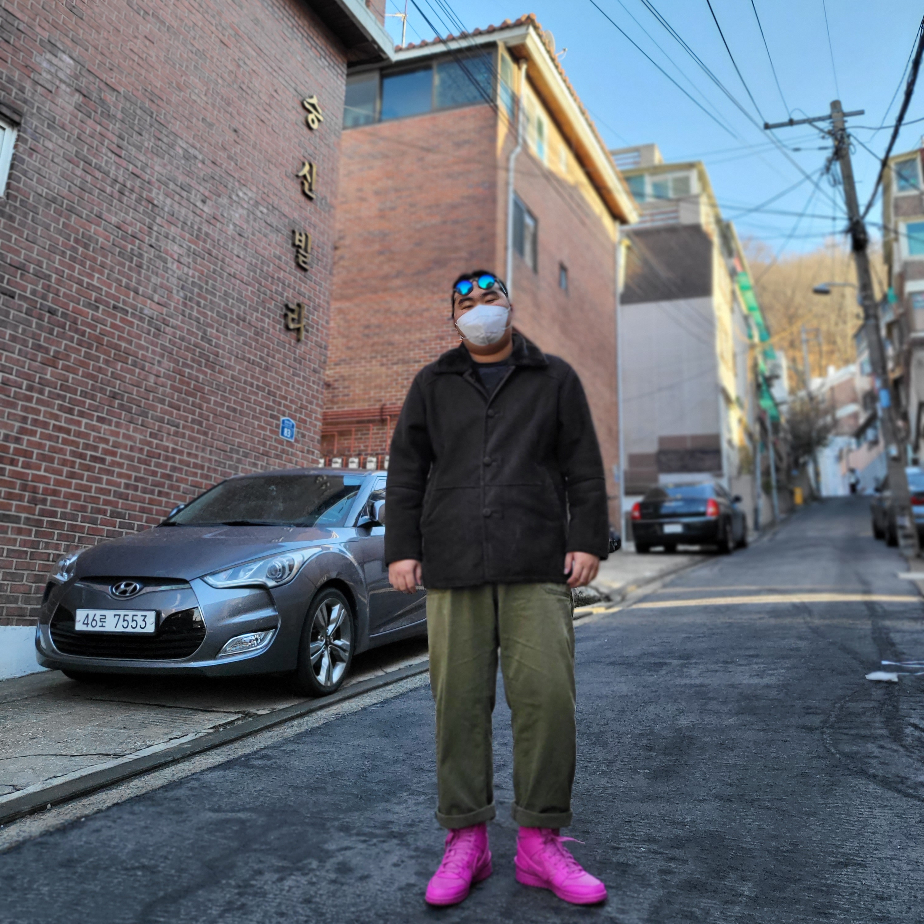 Nike x Ambush Dunk High Cosmic Fuchsia 착용 스타일