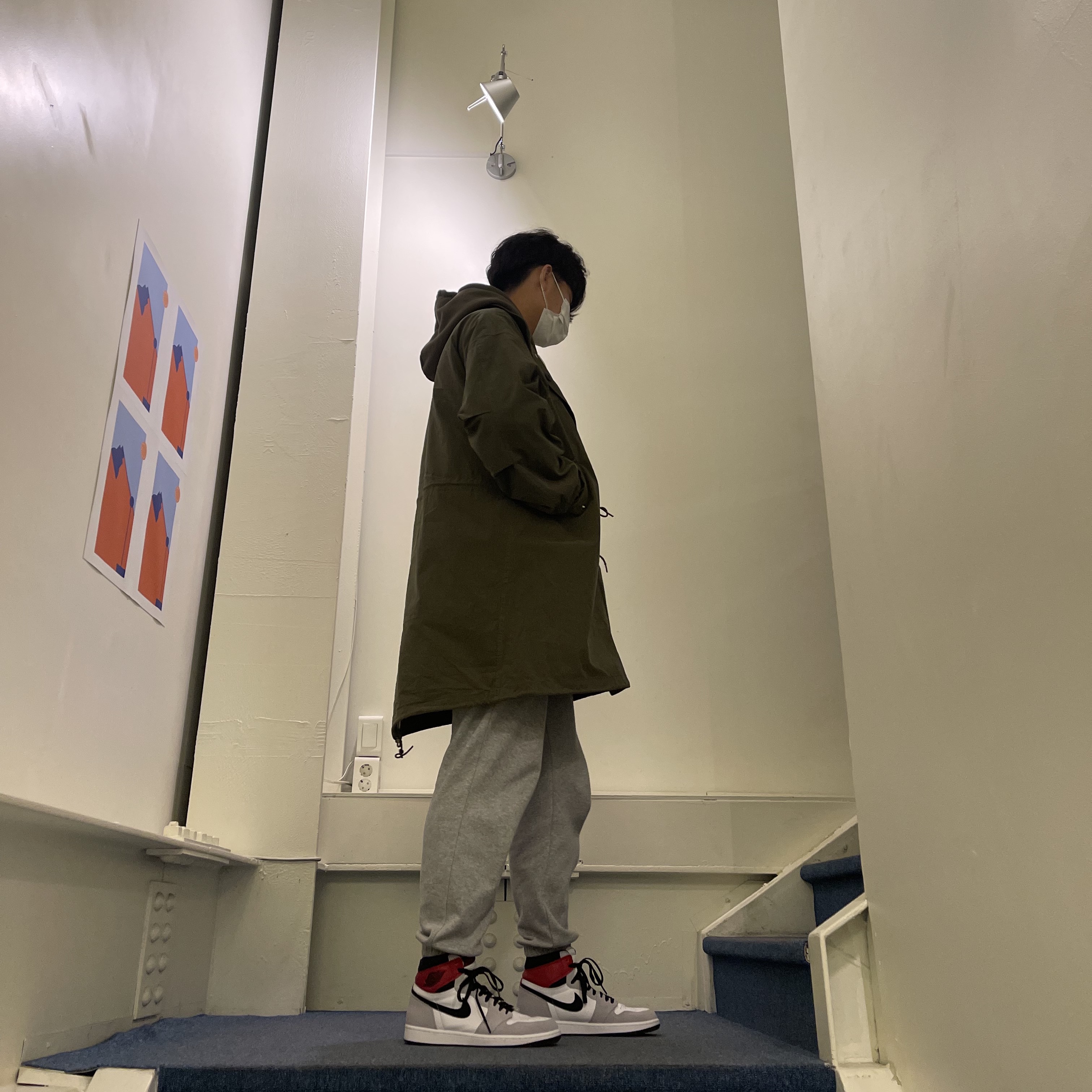 Jordan 1 Retro High OG Light Smoke Grey 착용 스타일