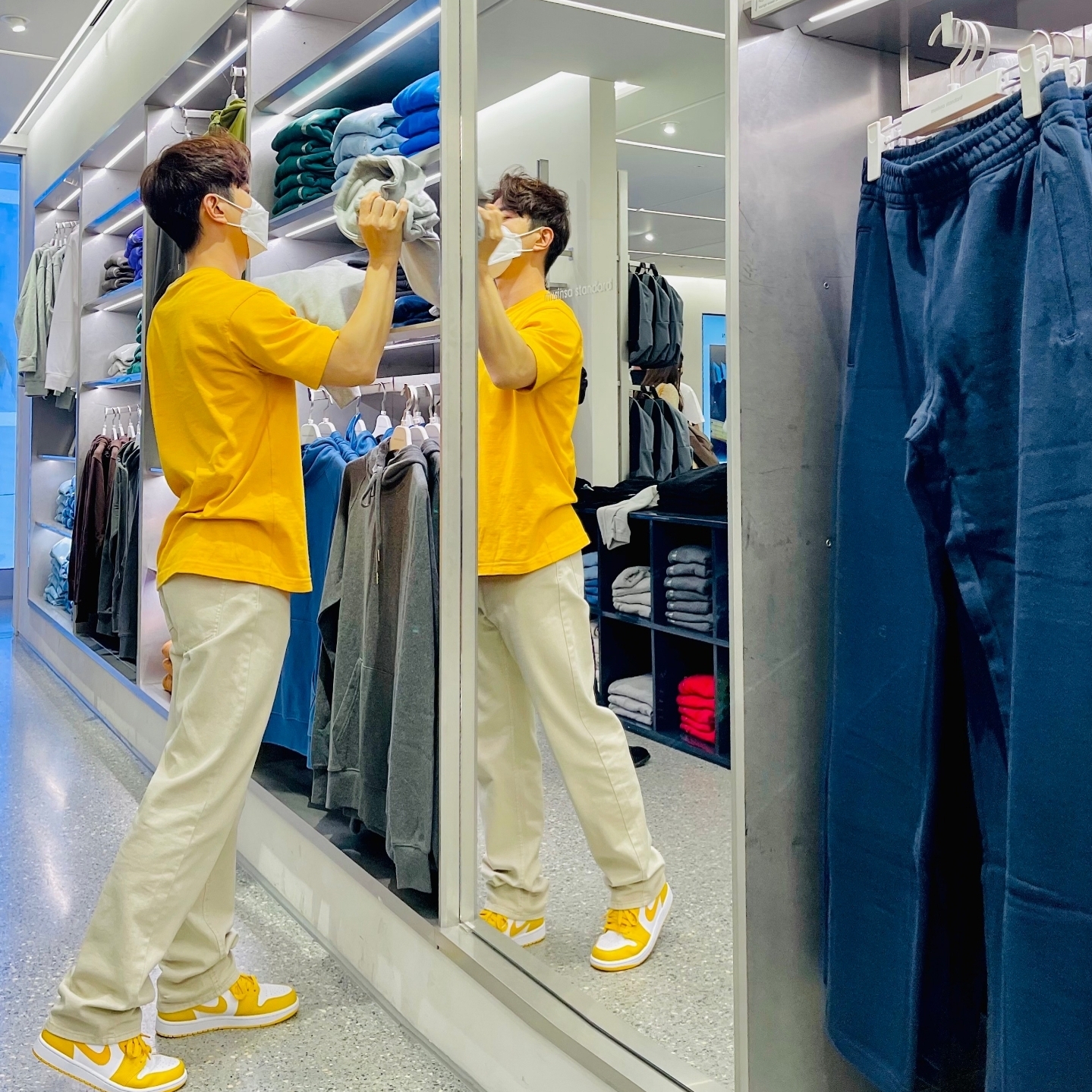 Jordan 1 Low Pollen 착용 스타일