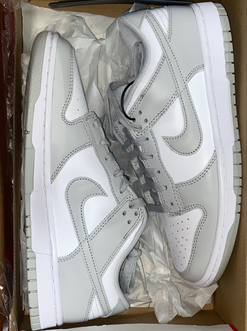 Nike Dunk Low Retro Grey Fog 착용 스타일 - 2