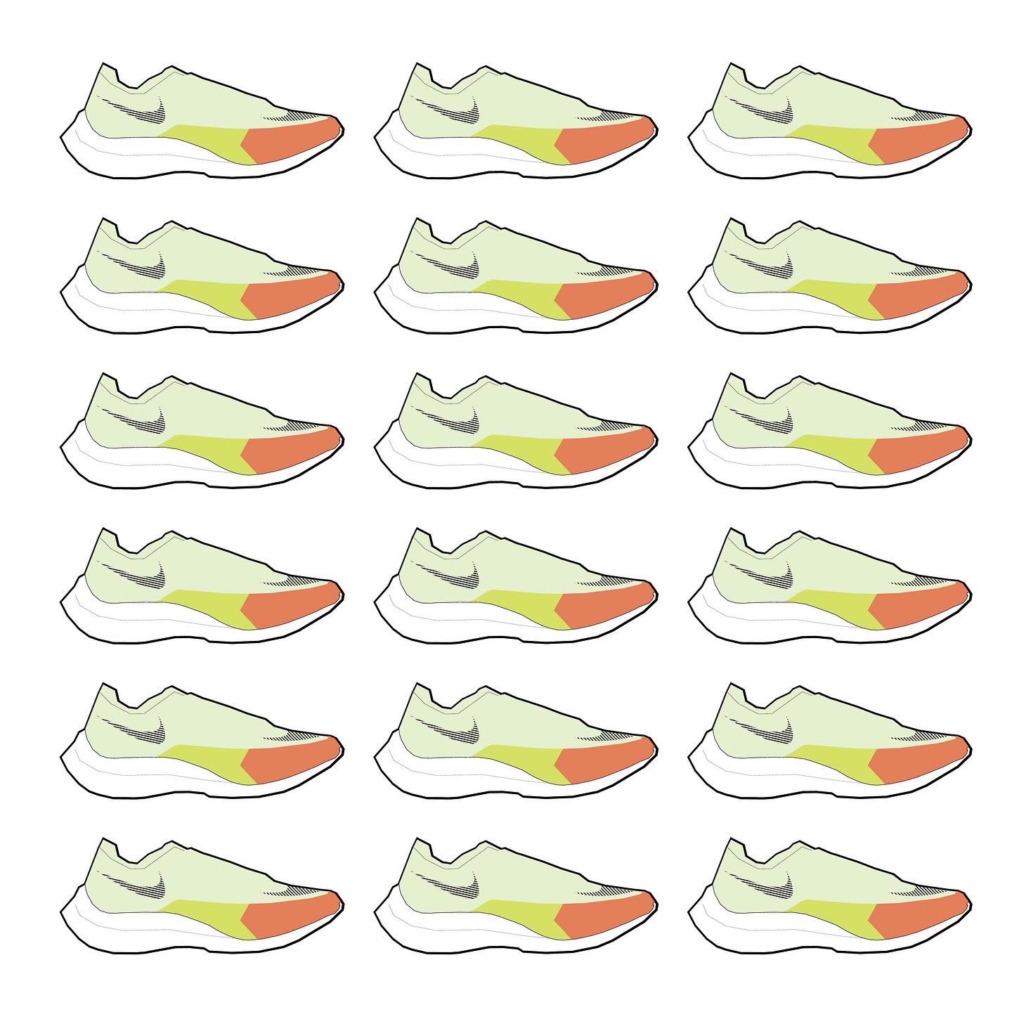 Nike ZoomX Vaporfly Next% 2 Barely Volt Hyper Orange 착용 스타일 - 2