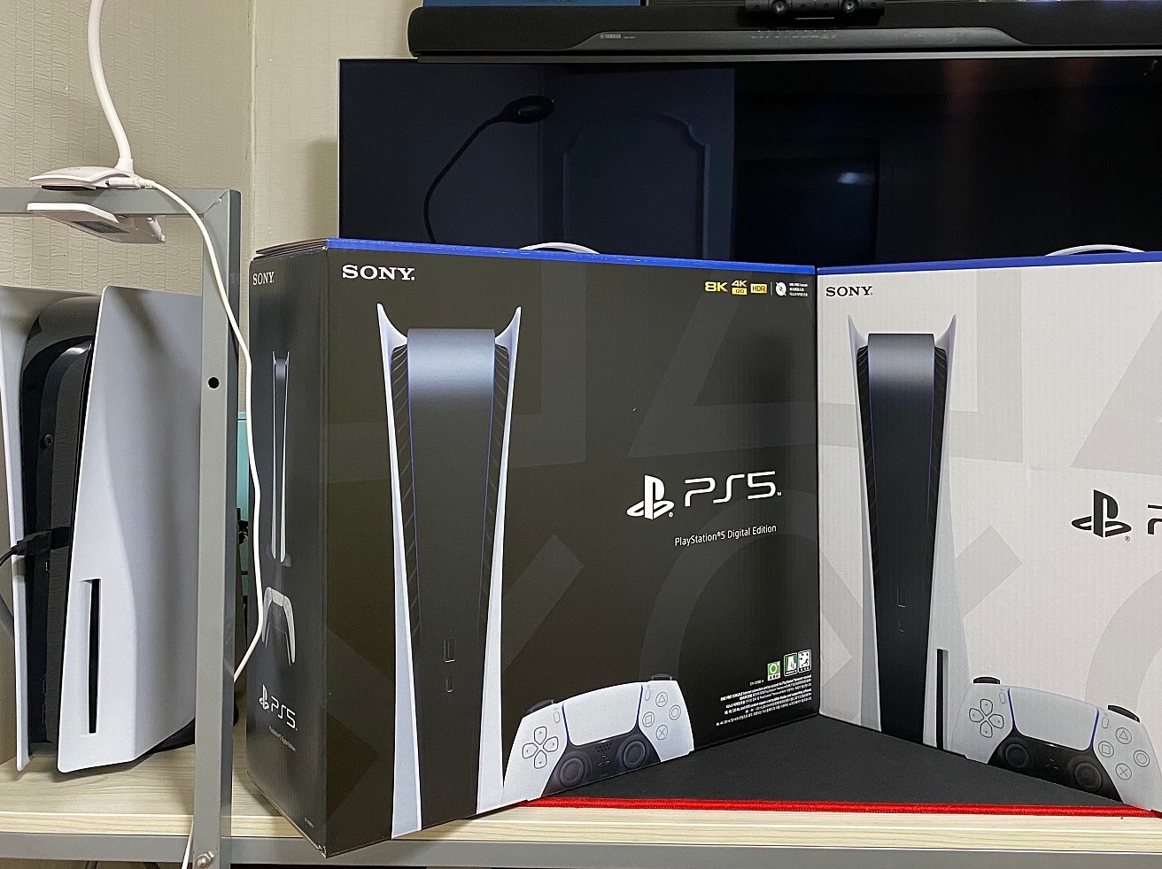 Playstation 5 Blu-ray Edition (SIEK 220V), Playstation 5 Digital Edition (SIEK 220V) 착용 스타일