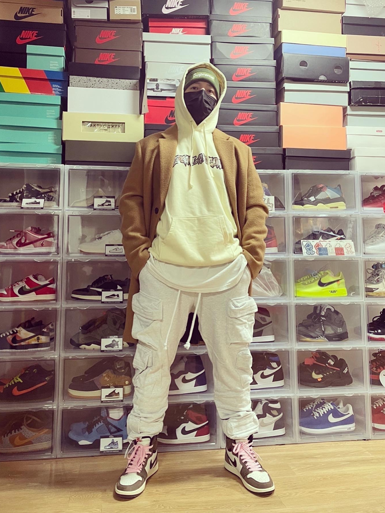 Jordan 1 x Travis Scott Retro High OG SP Mocha 착용 스타일