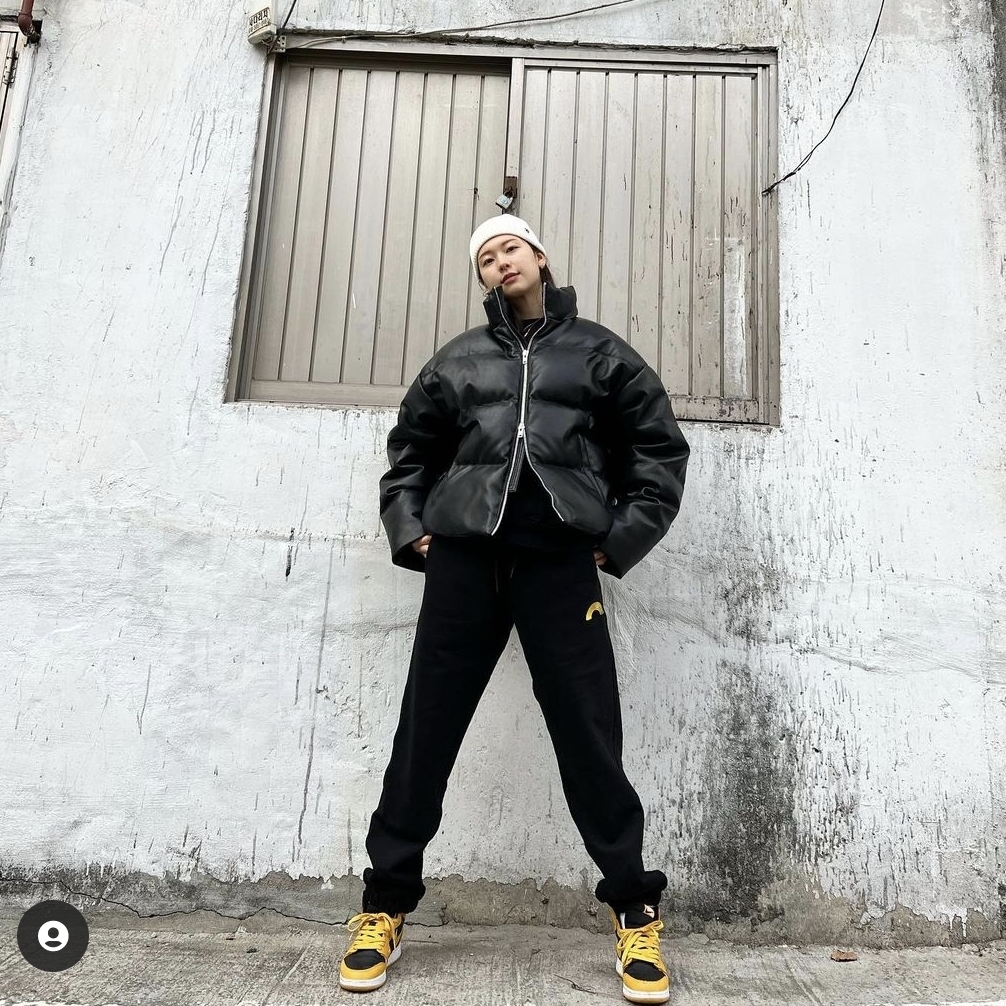 Jordan 1 Retro High OG Pollen, (GS) Jordan 1 Retro High OG Pollen 착용 스타일 - 2