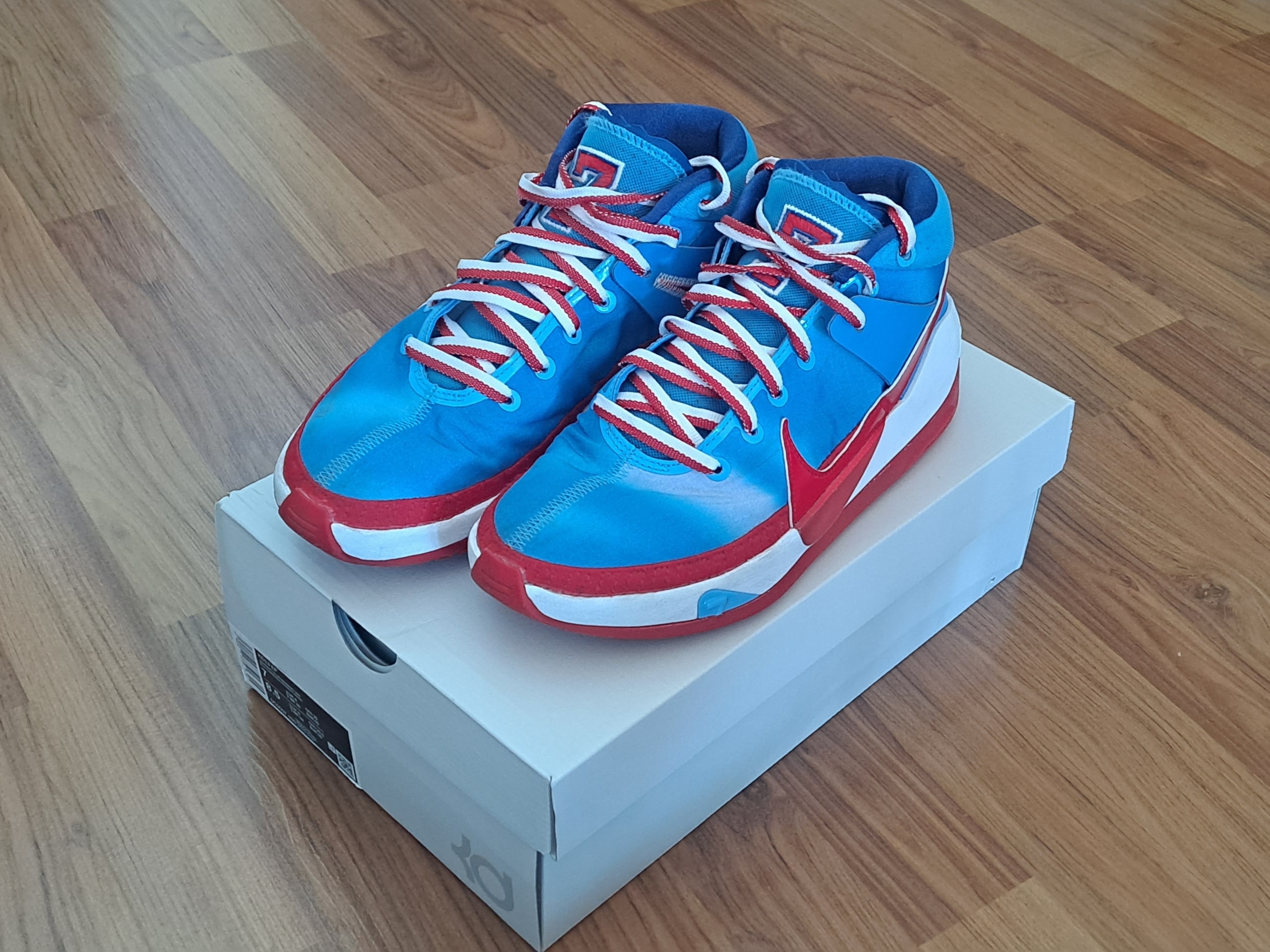 Nike KD 13 EP New Jersey Nets Hardwood Classics 착용 스타일 - 1