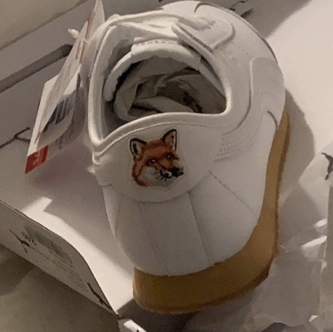 Puma x Maison Kitsune Roma White 착용 스타일