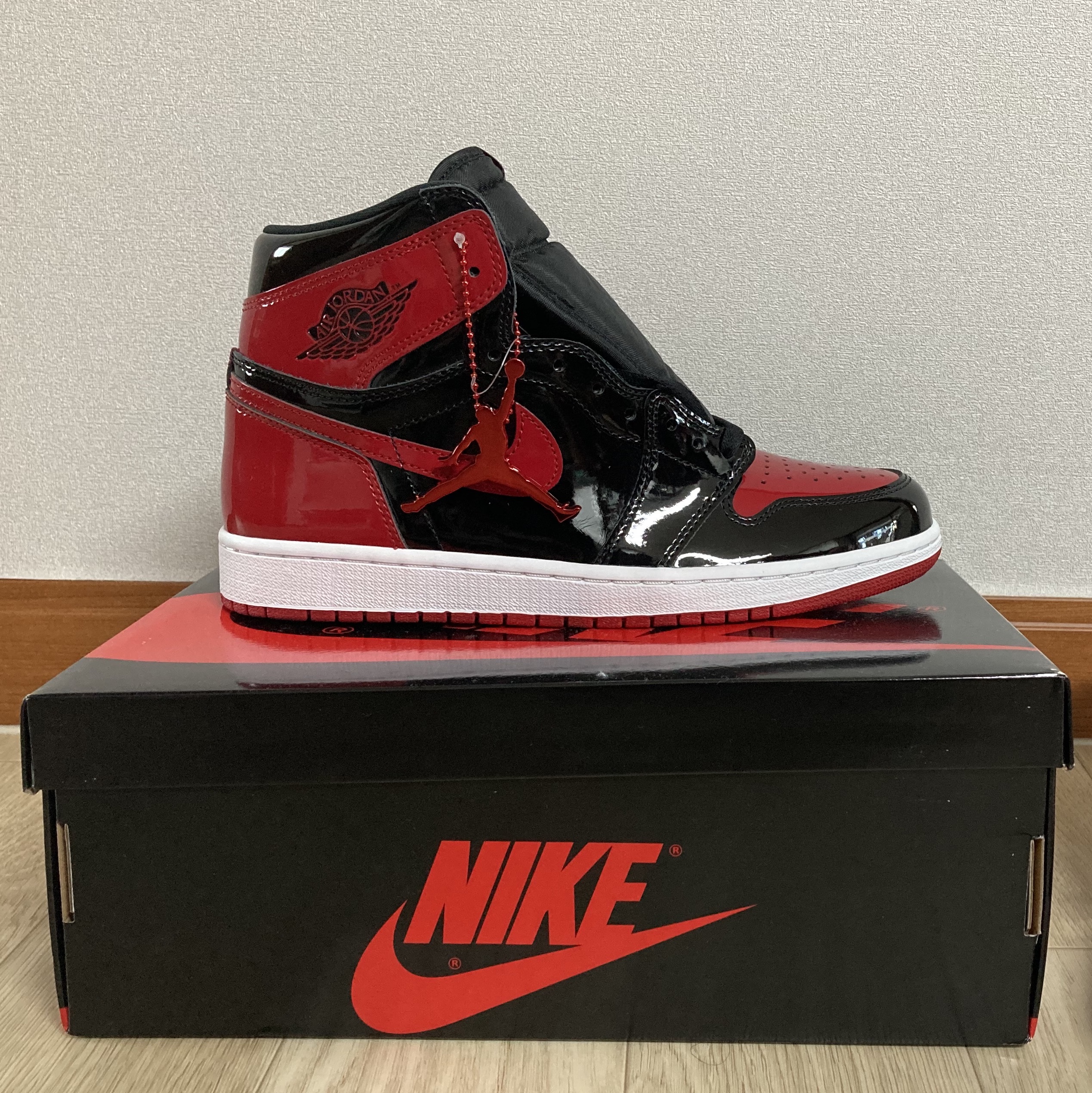 Jordan 1 Retro High OG Patent Bred 착용 스타일
