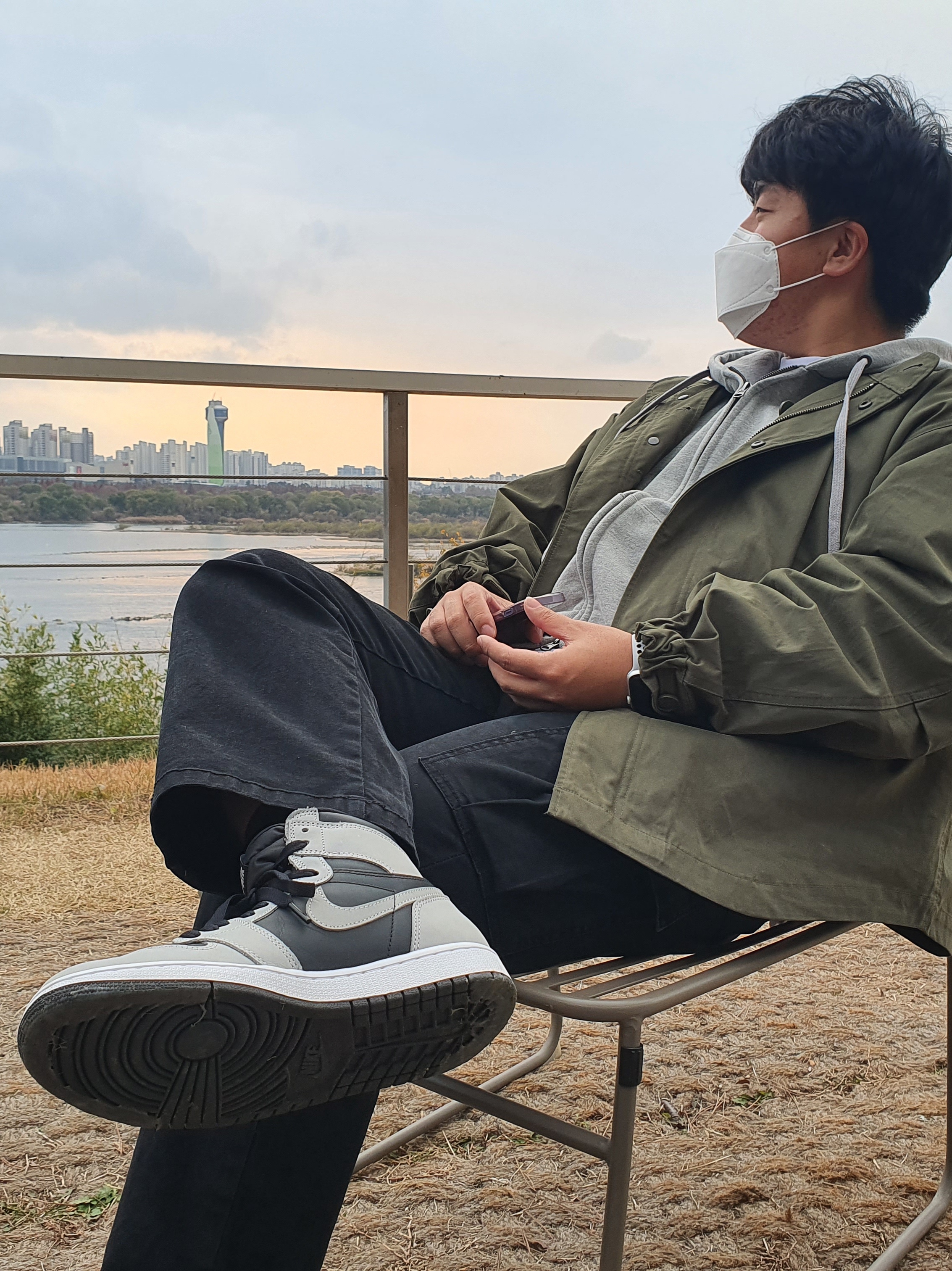 Jordan 1 Retro High OG Shadow 2.0 착용 스타일 - 1