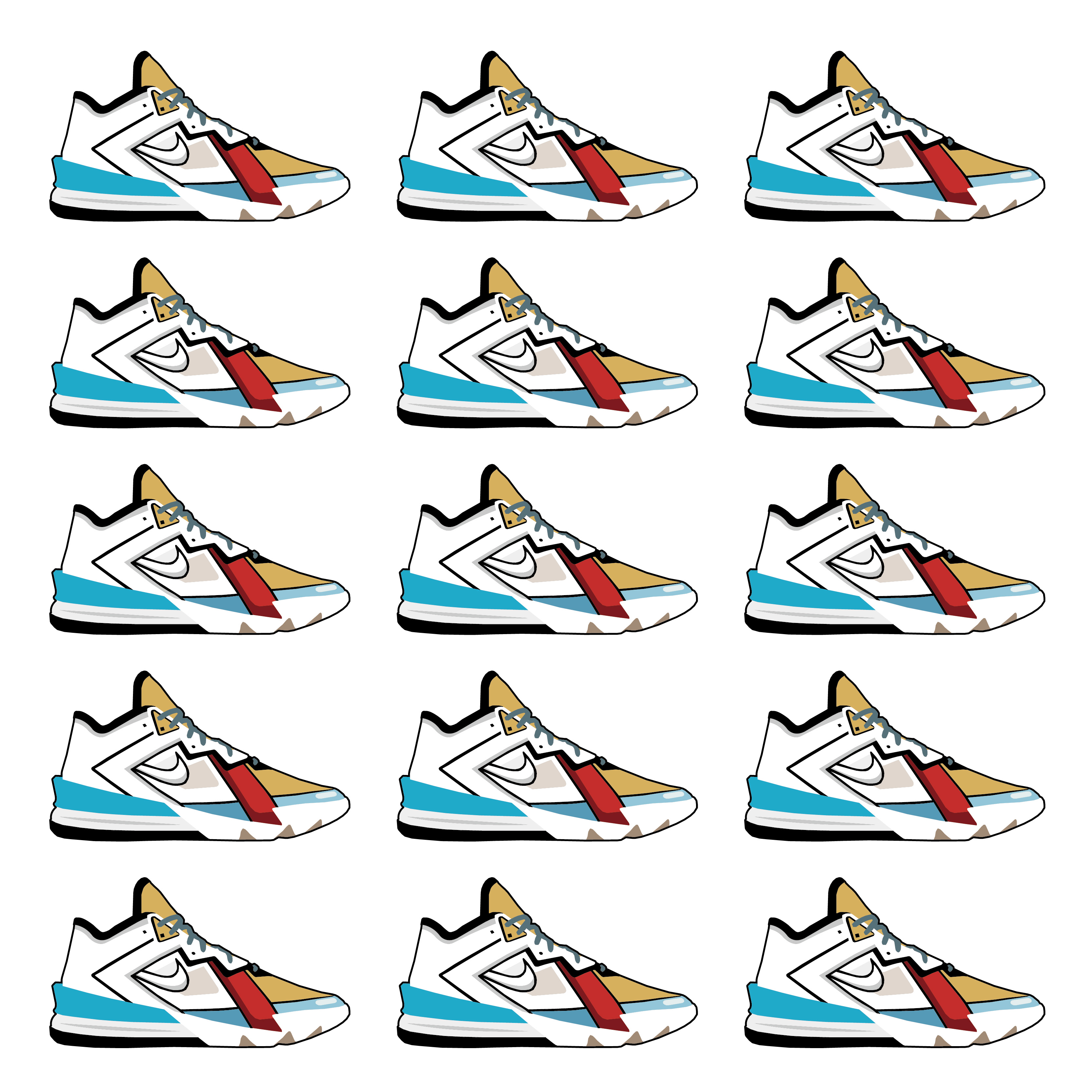 Nike Lebron 18 Low Cartoon Art 착용 스타일 - 2