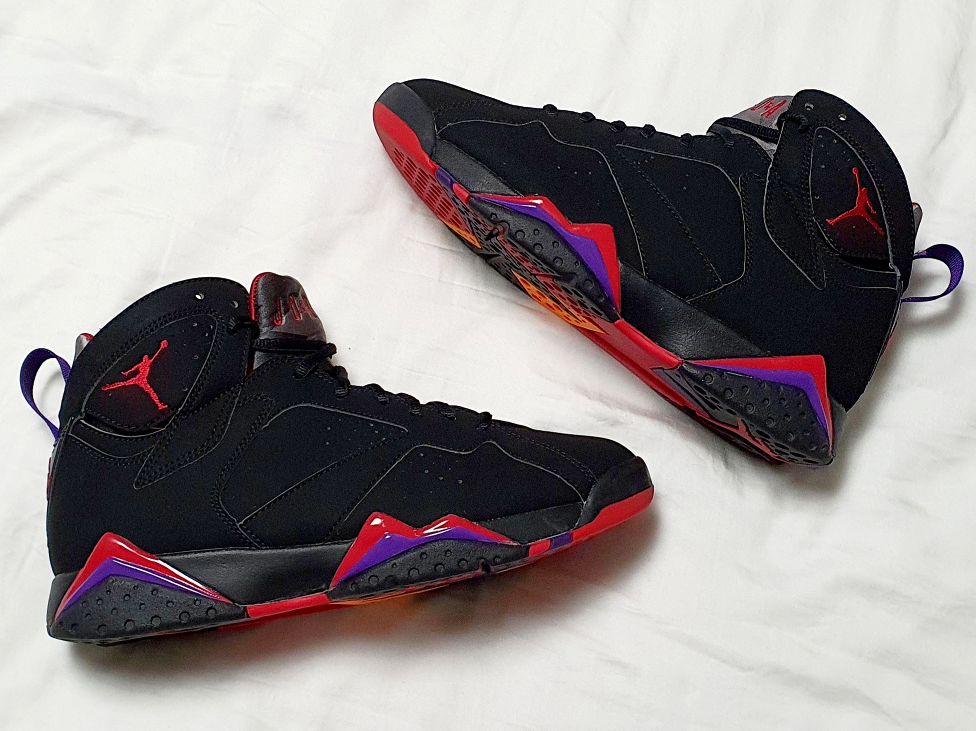 Jordan 7 Retro Raptors 2012 착용 스타일 - 1
