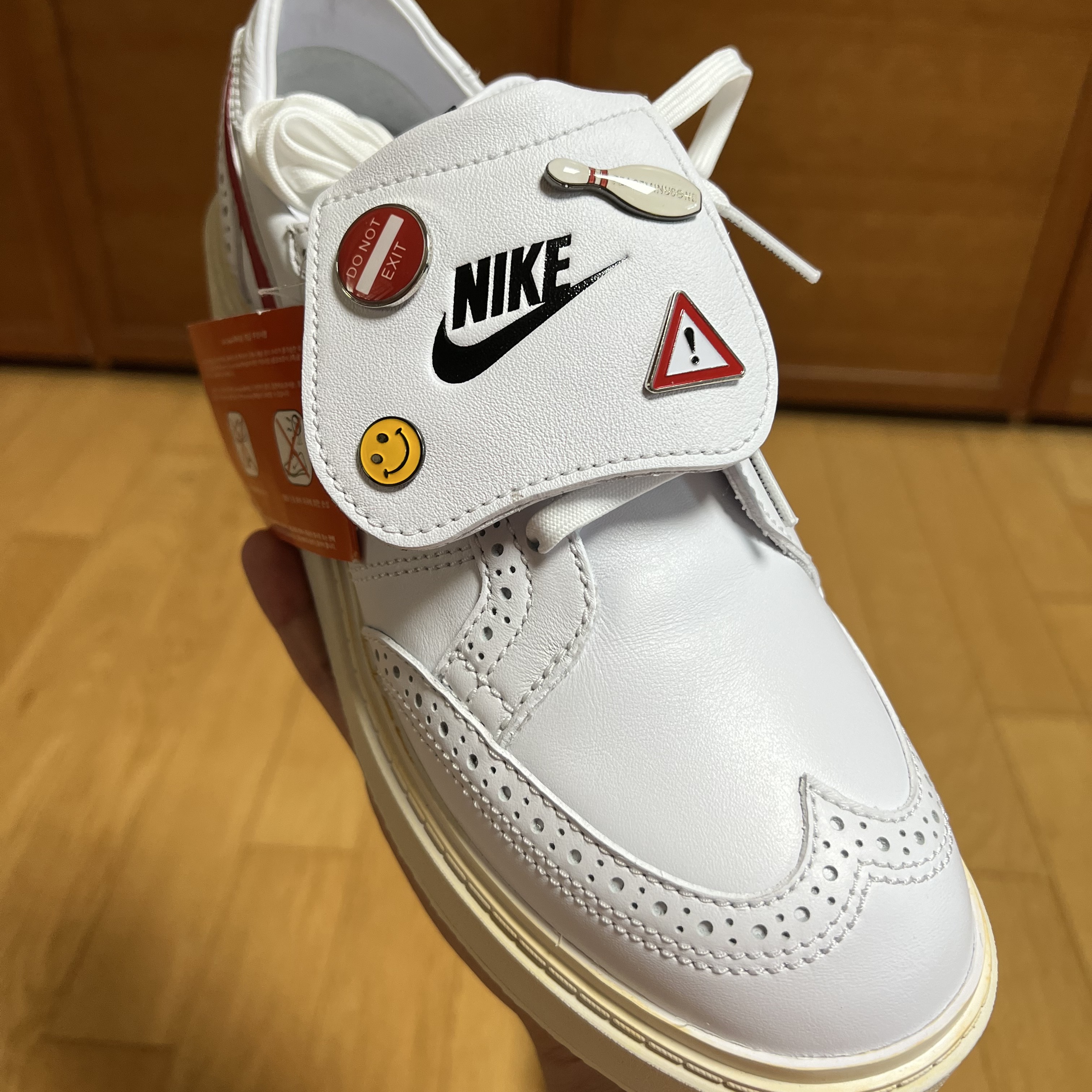 Nike x Peaceminusone Kwondo1 White 착용 스타일 - 2