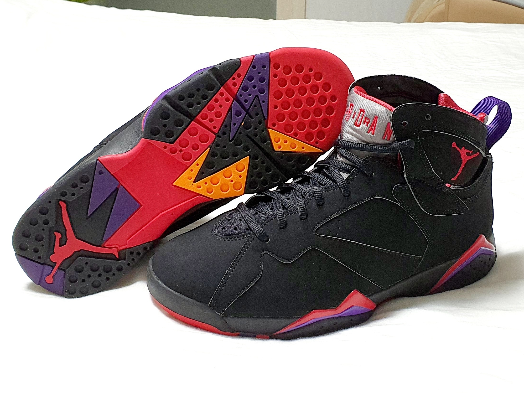 Jordan 7 Retro Raptors 2012 착용 스타일 - 5