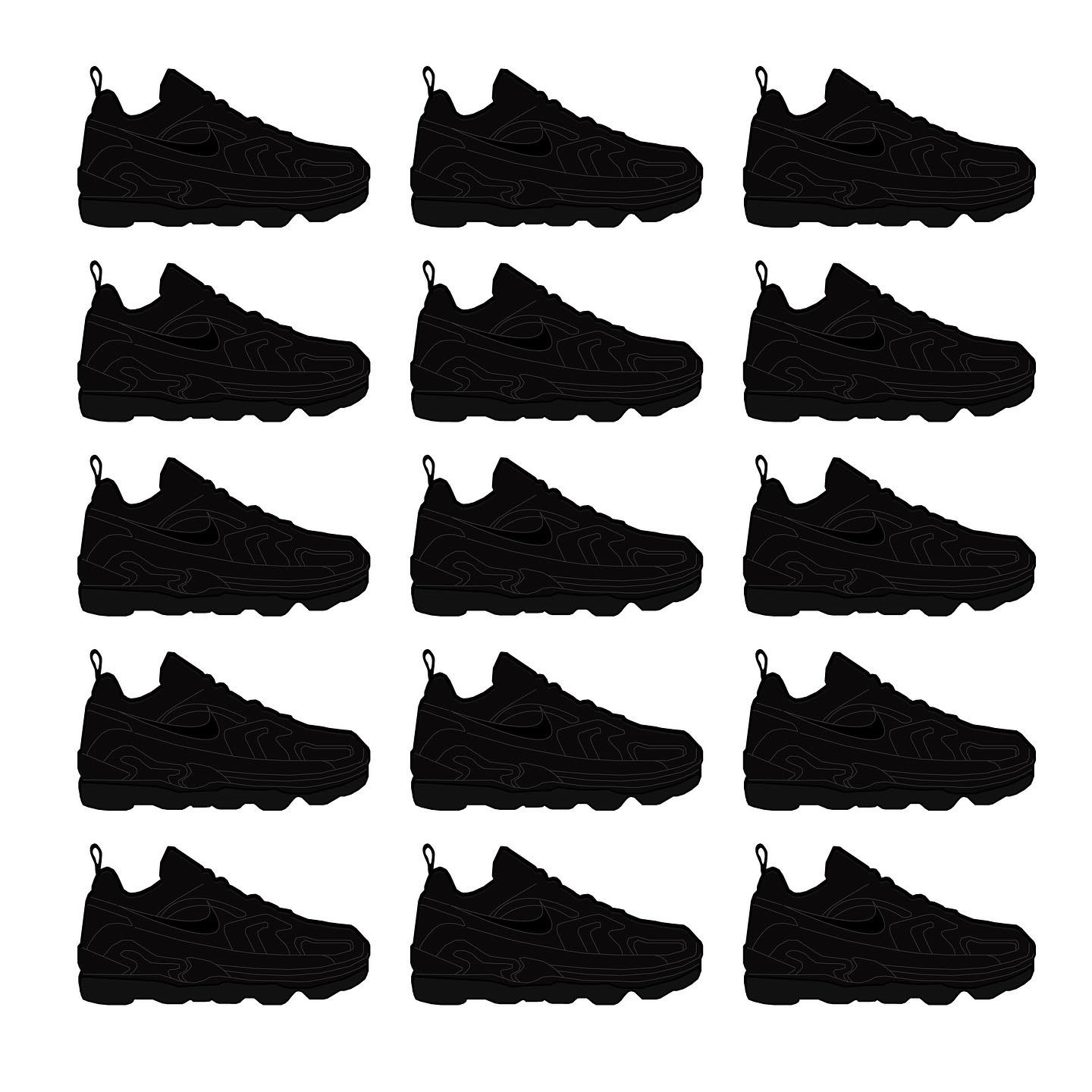 Nike Air VaporMax EVO Triple Black 착용 스타일 - 2