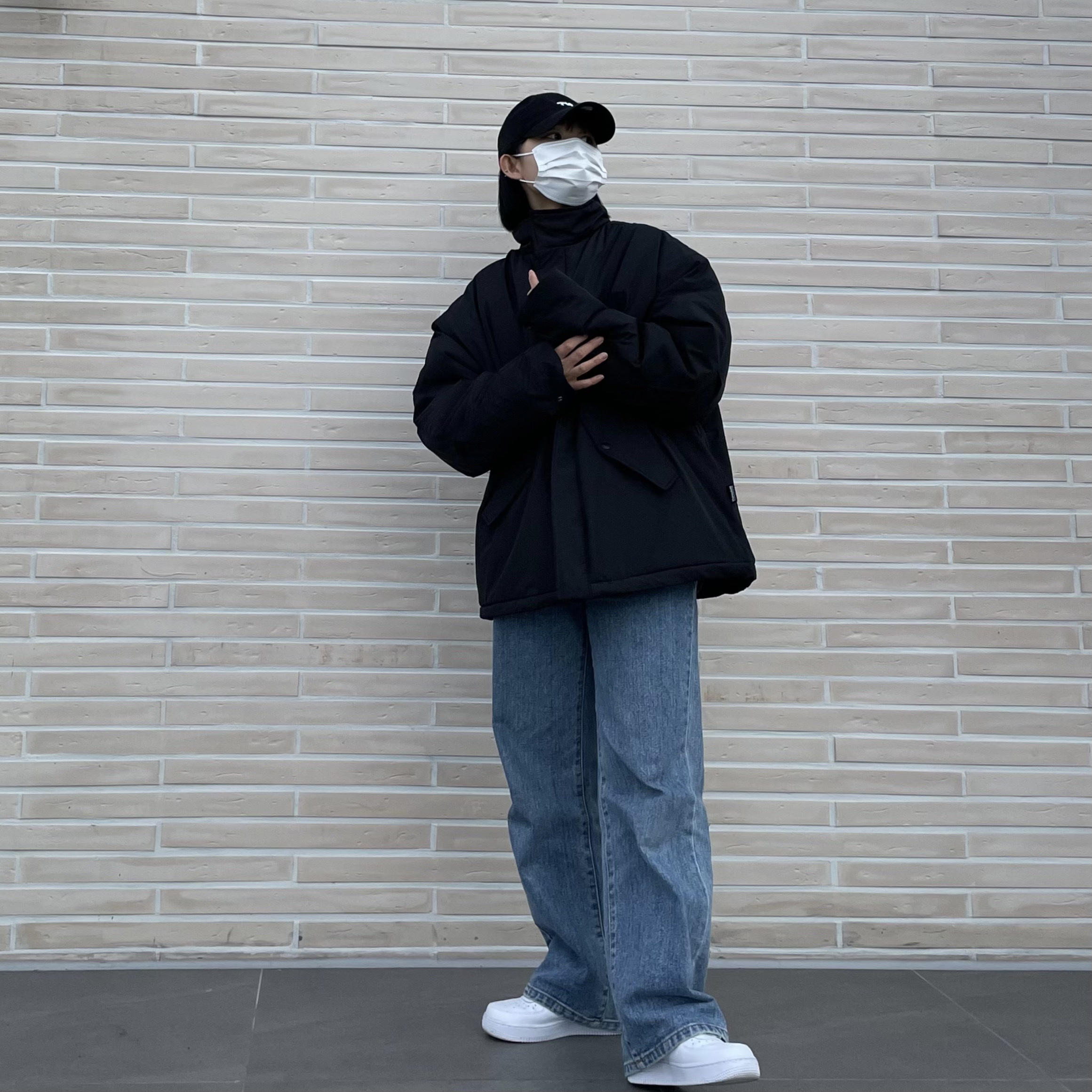 (W) Nike Air Force 1 '07 Low White 착용 스타일