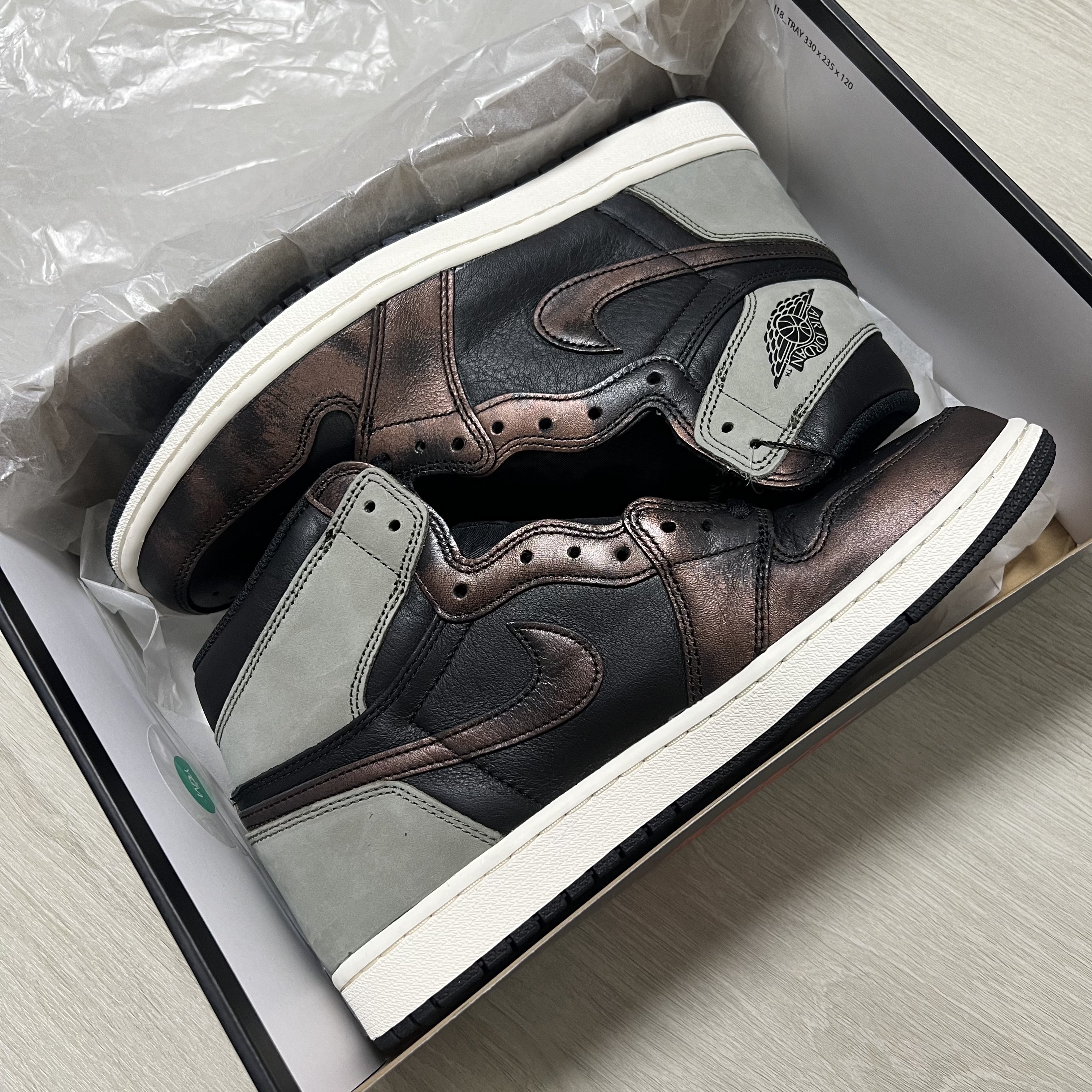 Jordan 1 Retro High OG Rust Shadow 착용 스타일 - 2