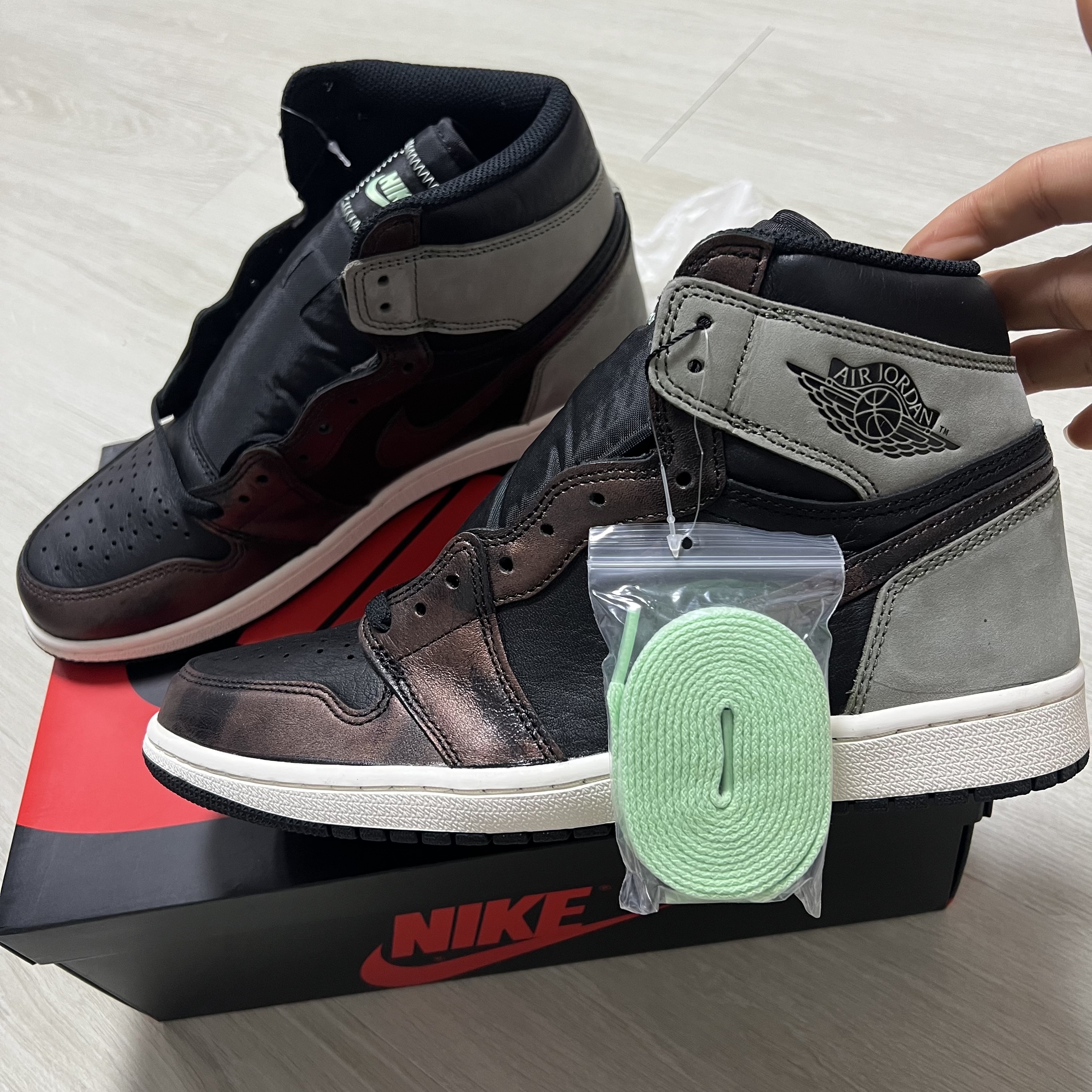 Jordan 1 Retro High OG Rust Shadow 착용 스타일 - 1
