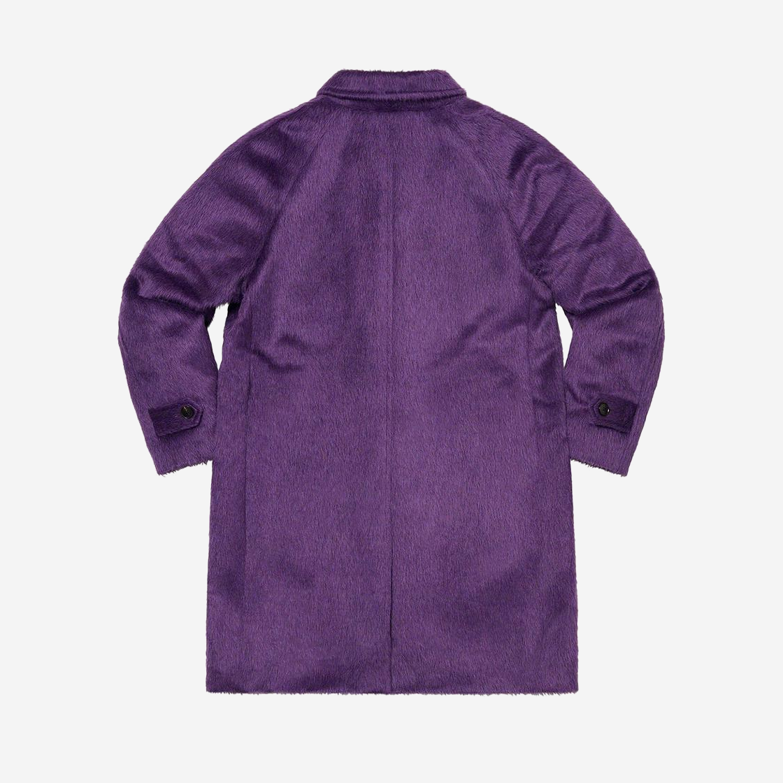 Supreme Alpaca Overcoat Purple - 21FW 상세 이미지 3