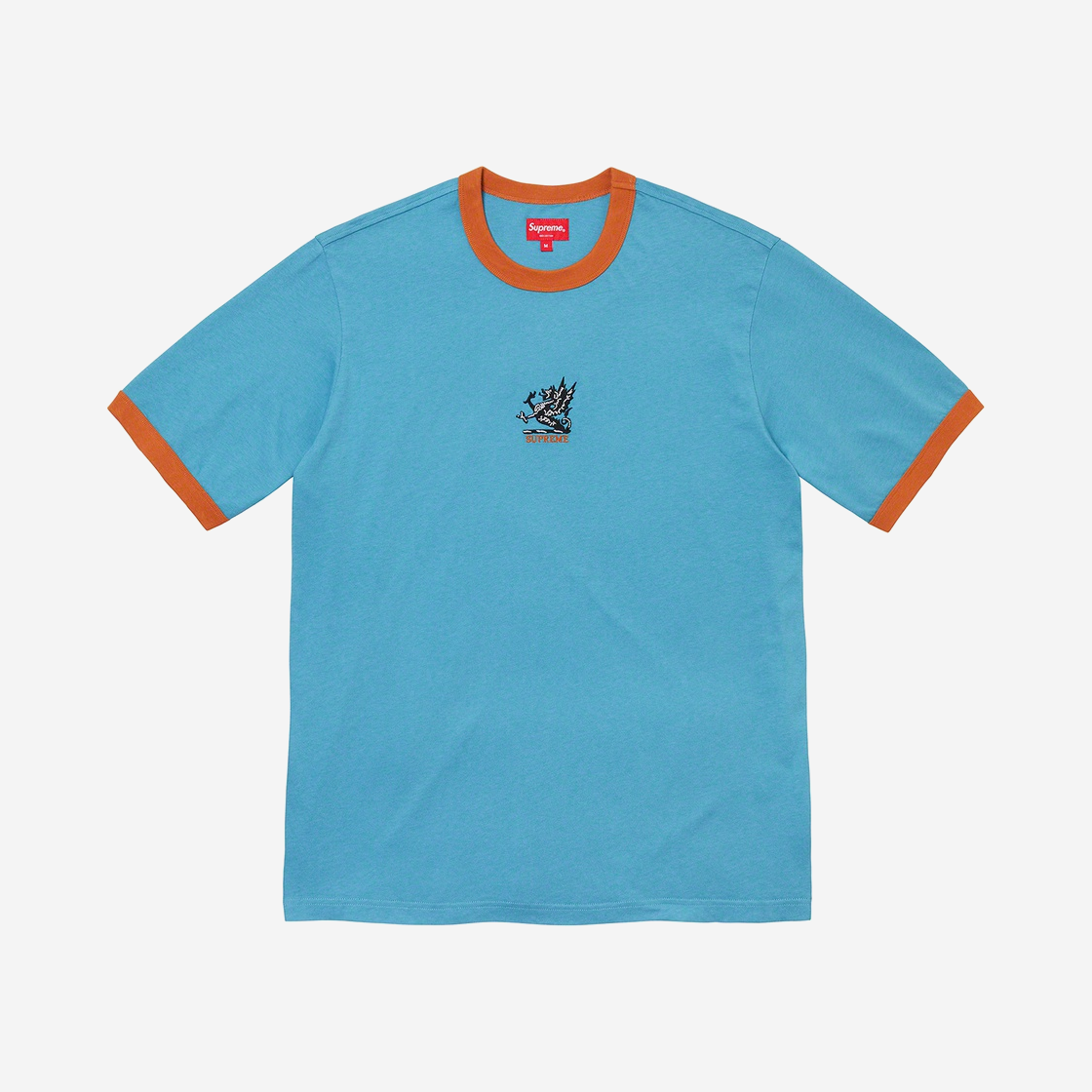 Supreme Dragon Ringer T-Shirt Slate - 21FW 상세 이미지 1