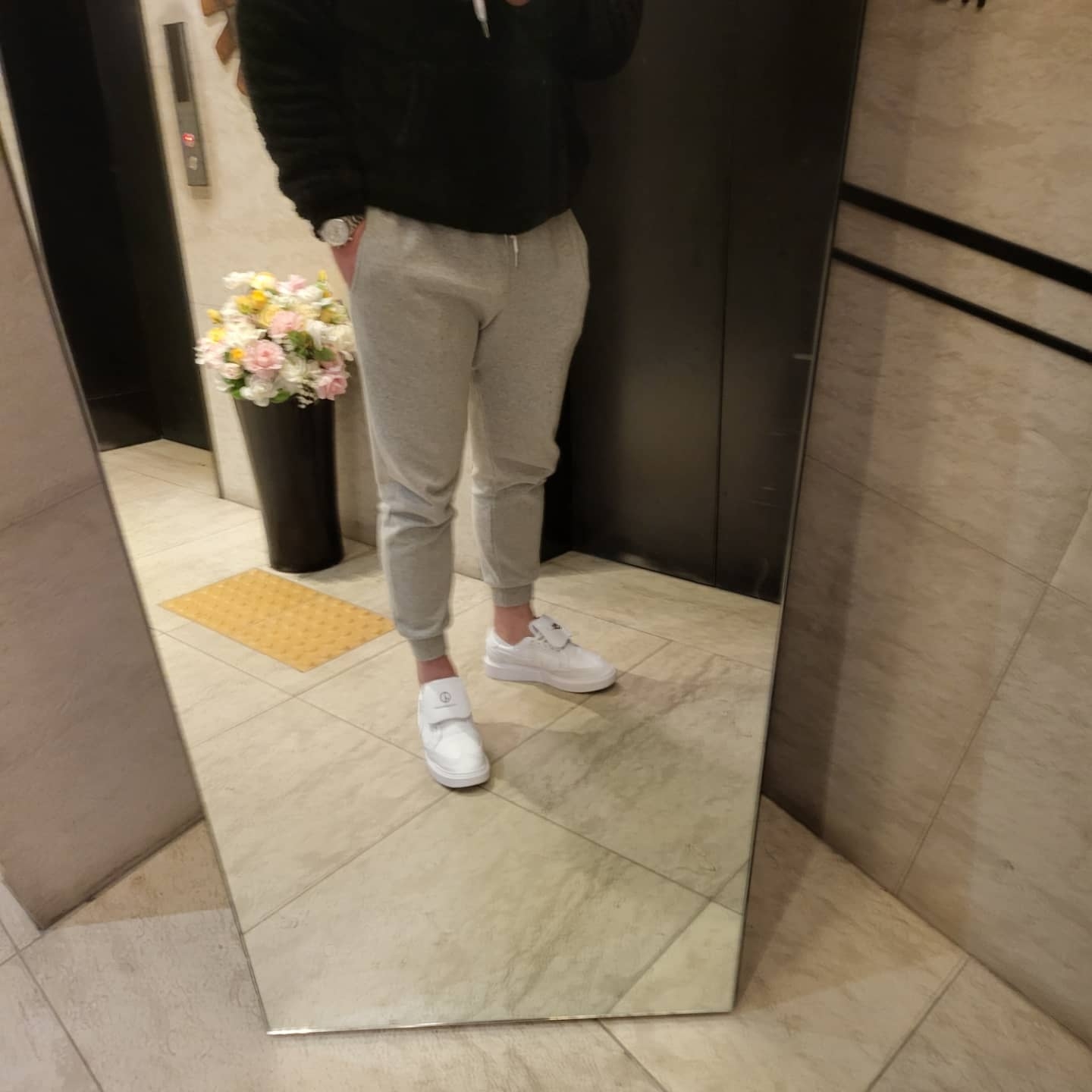 Nike x Peaceminusone Kwondo1 White 착용 스타일 - 2